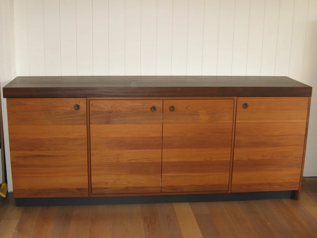 Teak & Mahogany TV storage unit