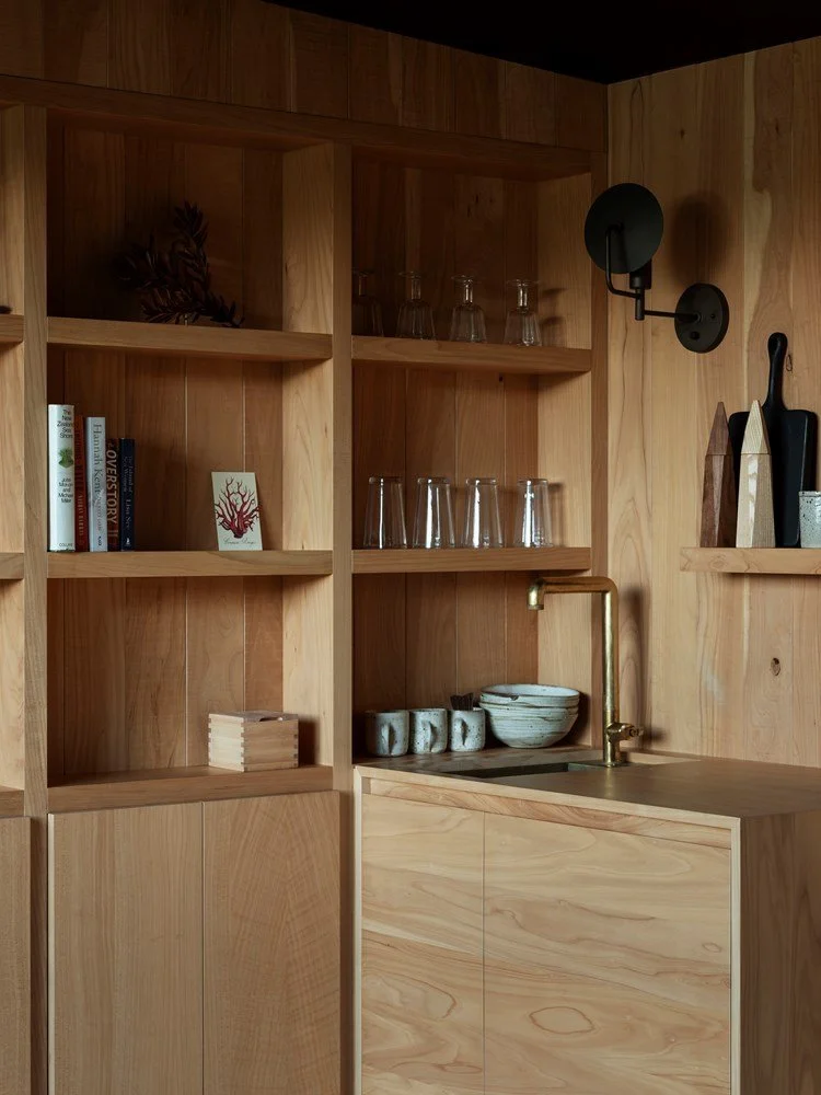 Bespoke interior cabinetry for The Cabin project