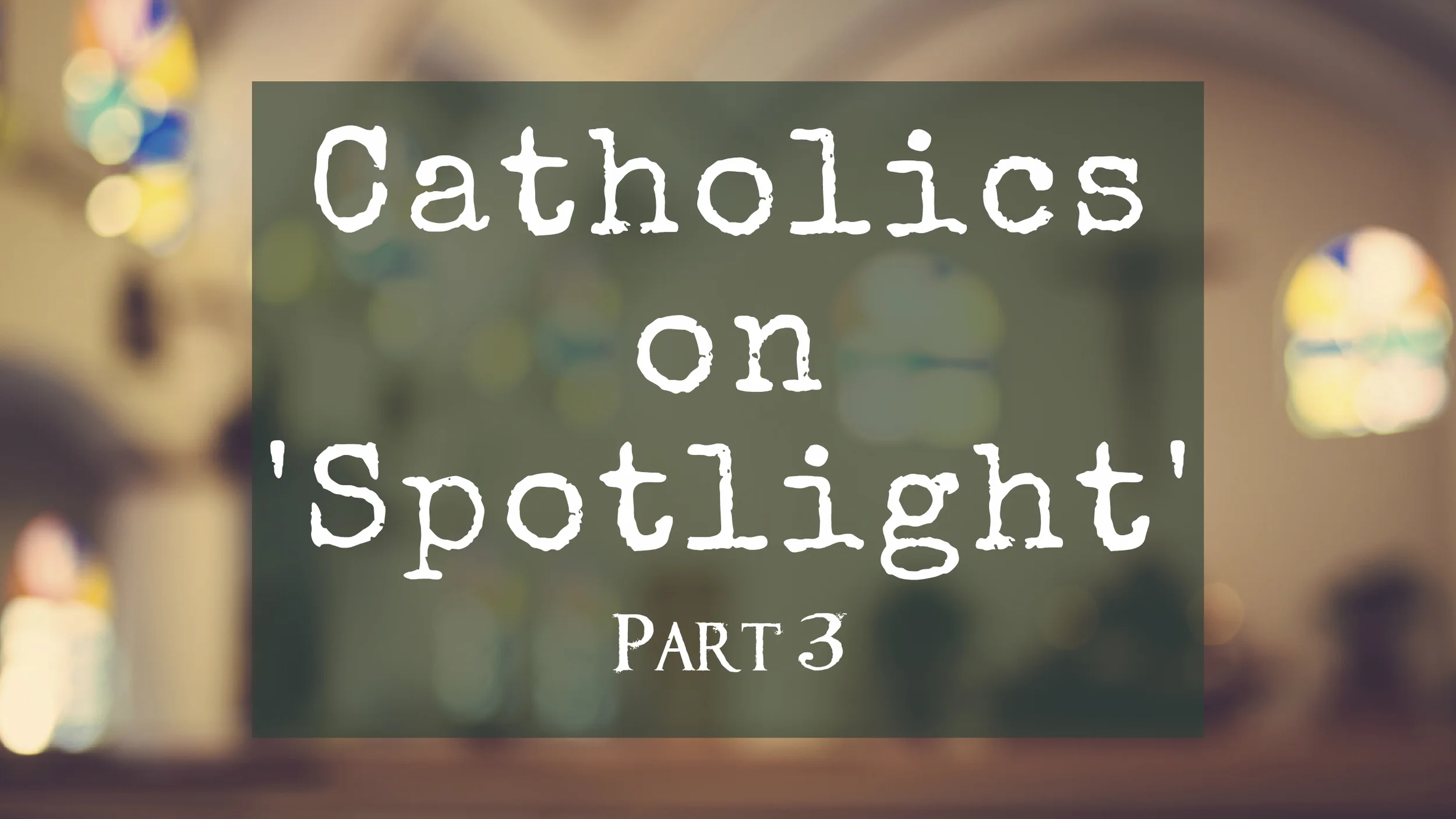 Scandals, Sexuality, and the Monster at the Table (Off the Record Insights from a Catholic Priest)
