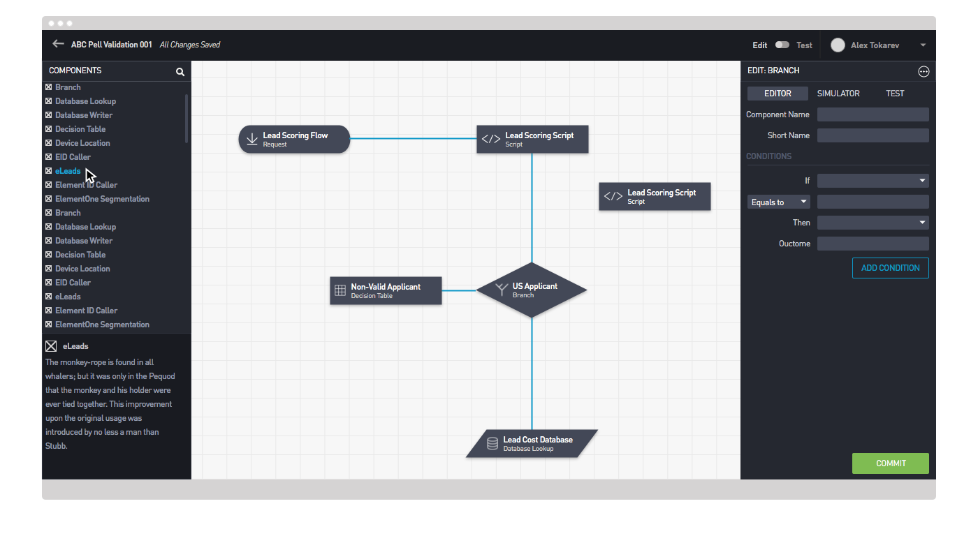 Dark Flow Editor