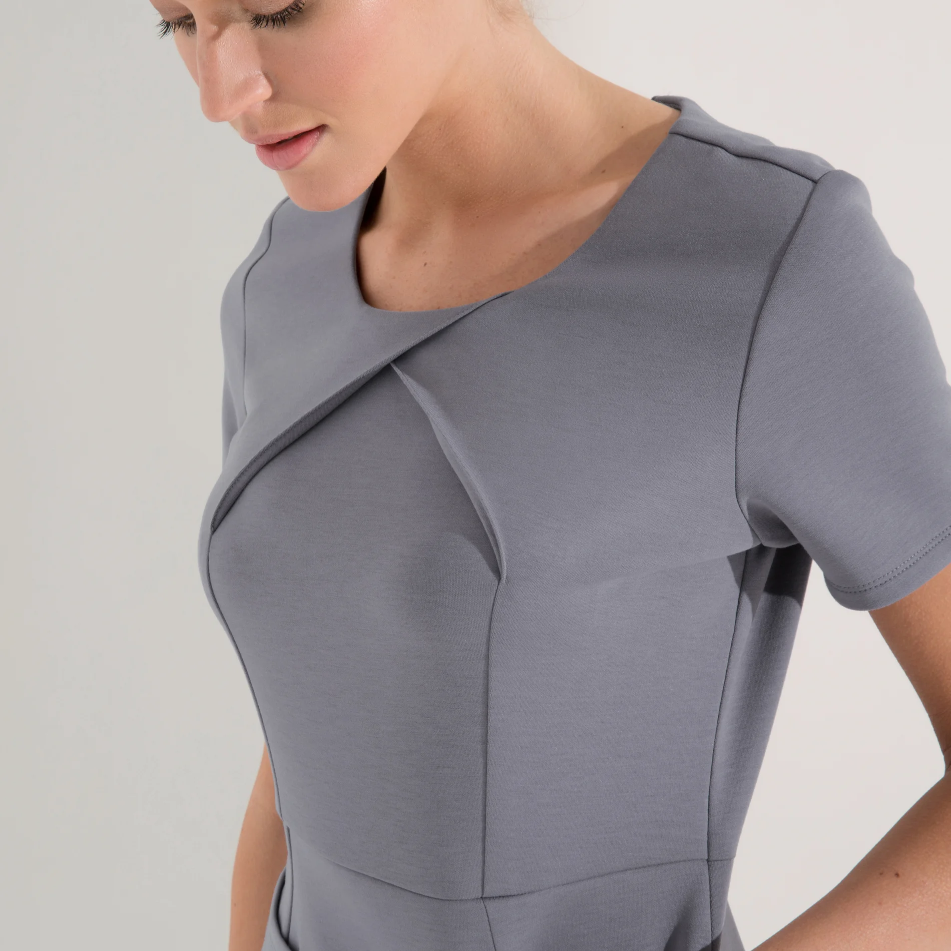 health care age care uniform grey