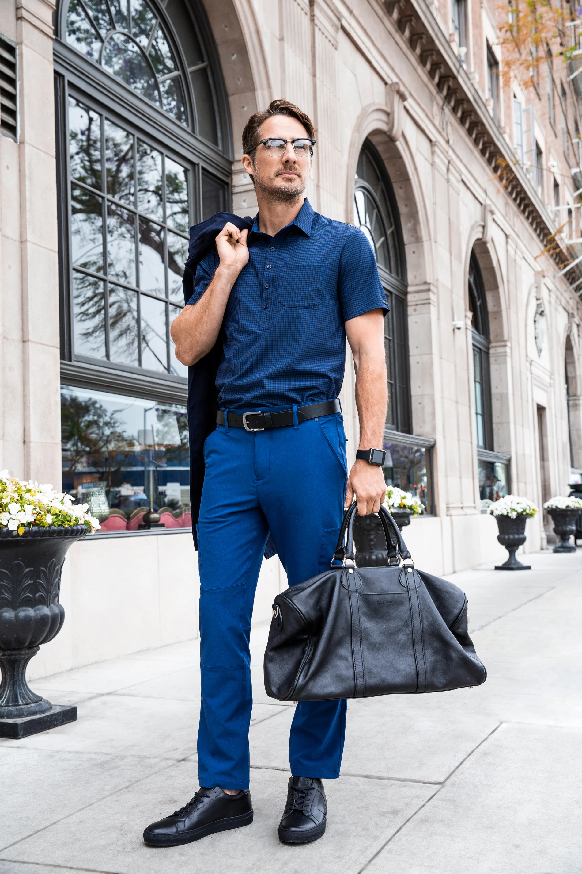 male health care age care uniform