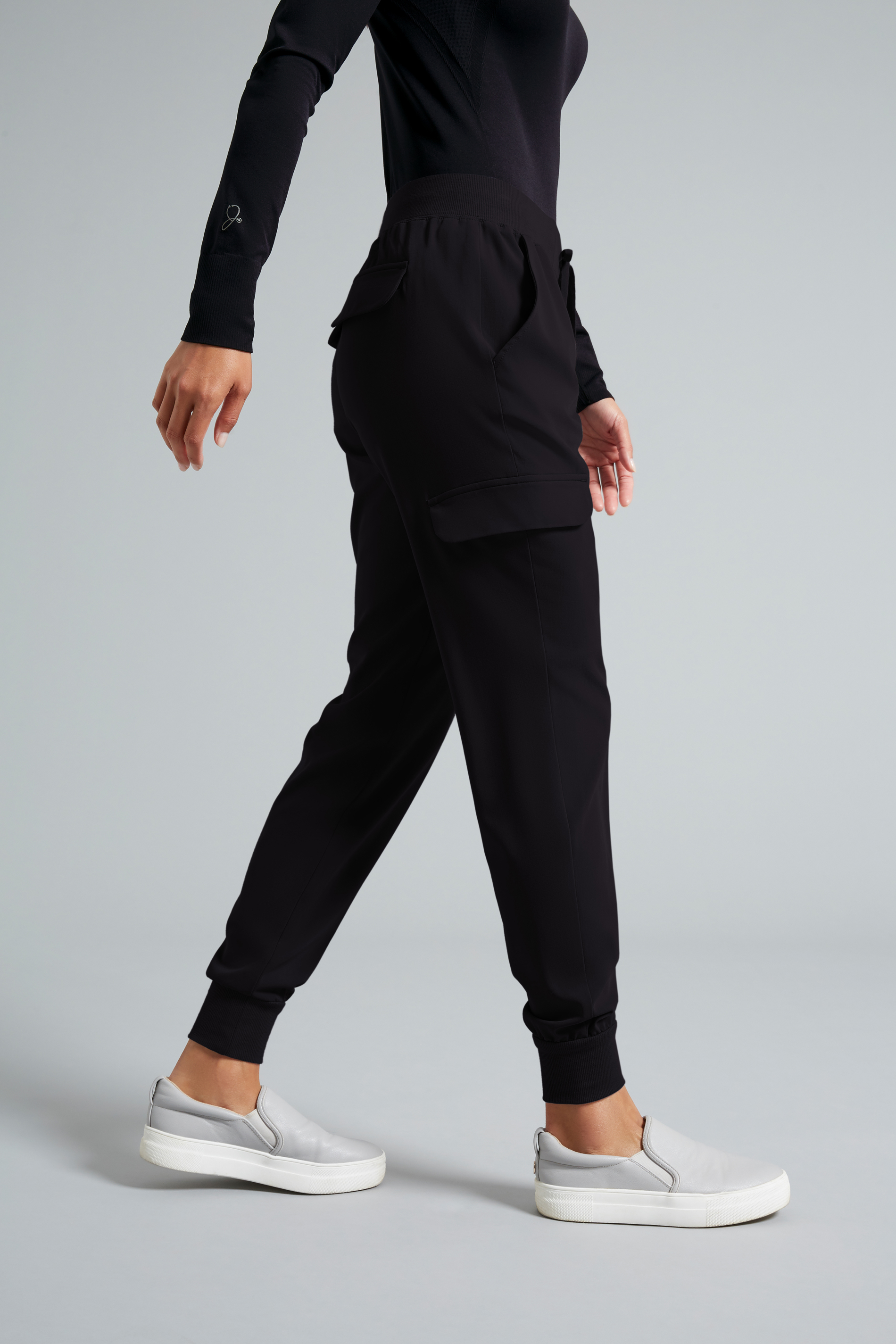 health care age care uniform trousers black