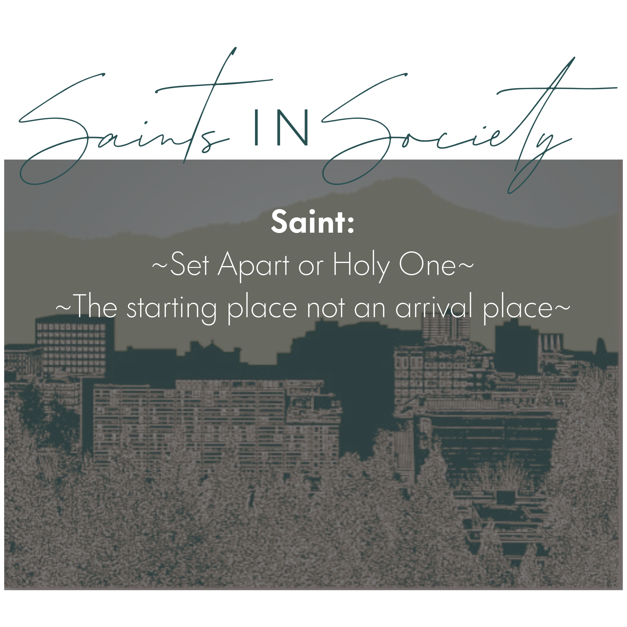 Saints In Society | Saints Share The Same Story