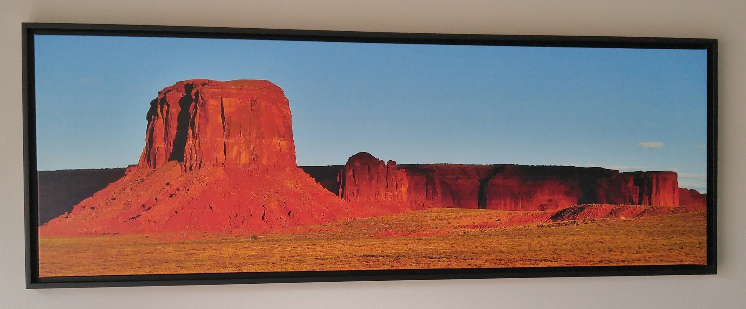 Monument Valley (#1) 48" x 16" Stretched/17.5" x 49.5" Framed