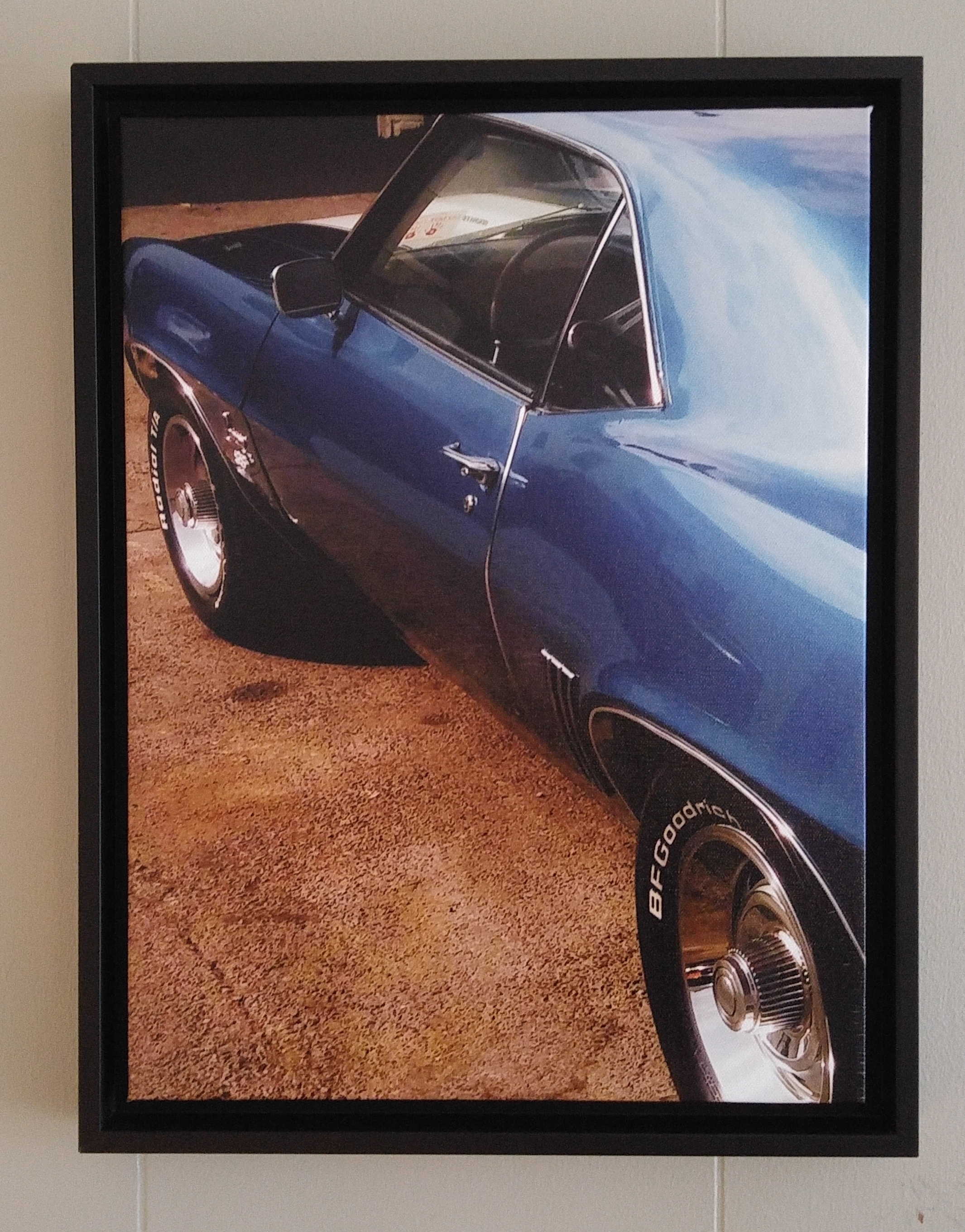 1969 Camaro SS350 (#5) 12" x 16" Stretched/13.5" x 17.5" Framed
