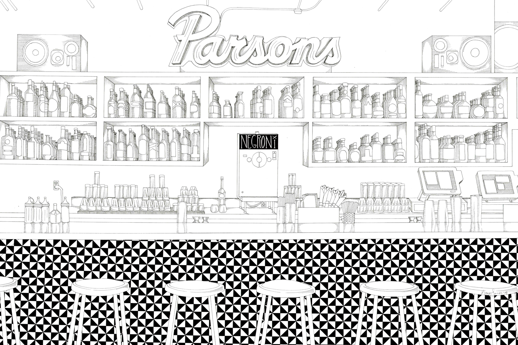 PARSONS (Image by Amanda Areias)- SOLD