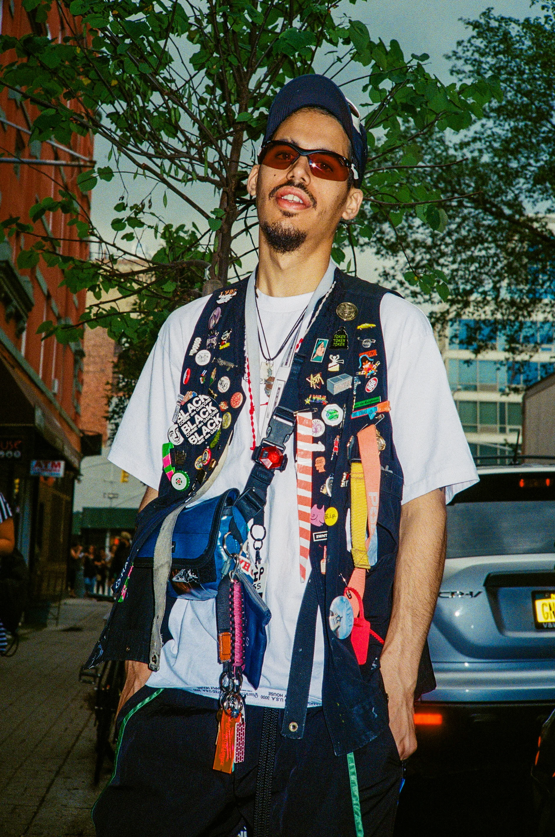 Grave outside his studio/gallery in the Lower East Side