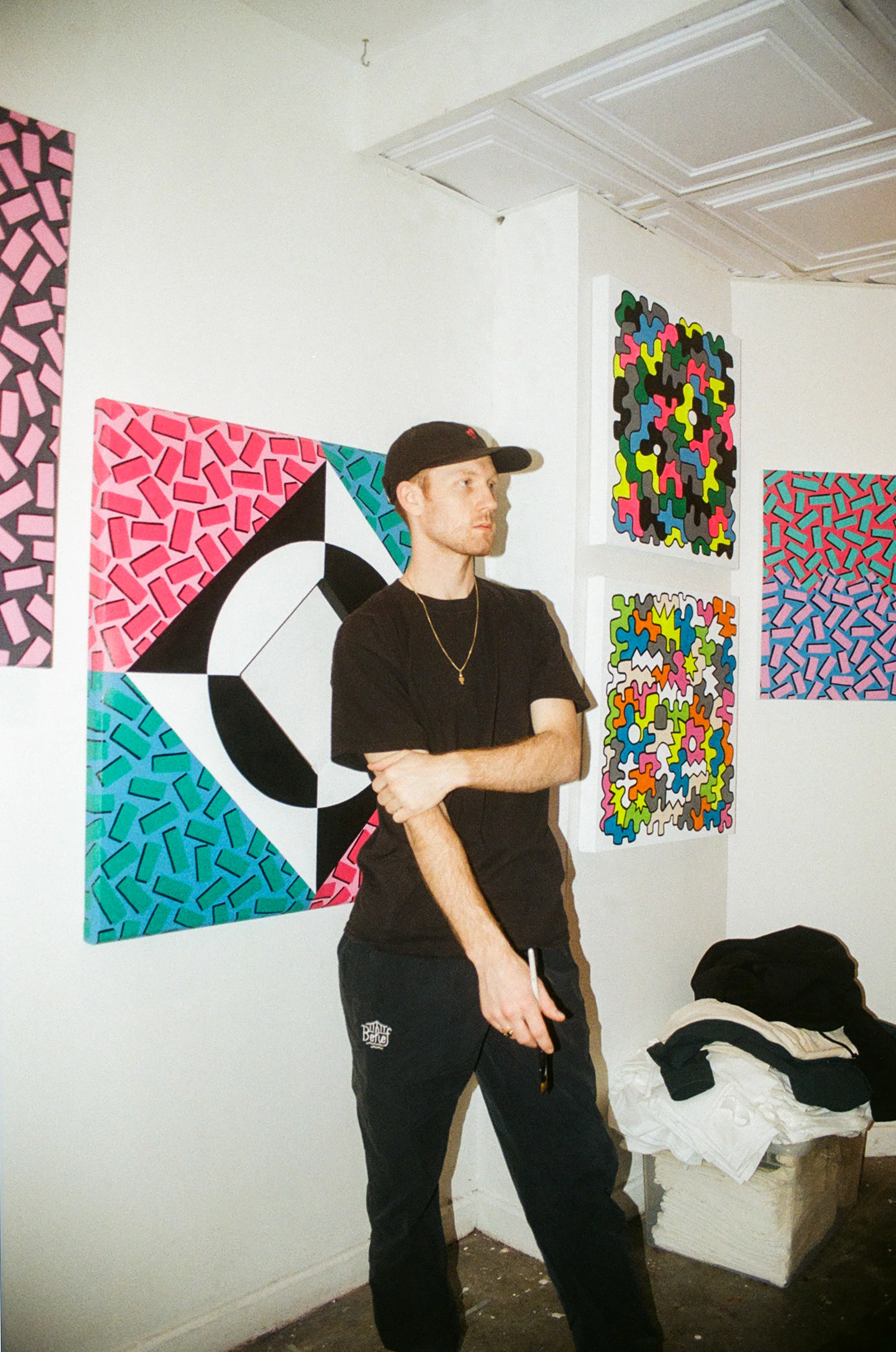 Wes before his second Vaxo show