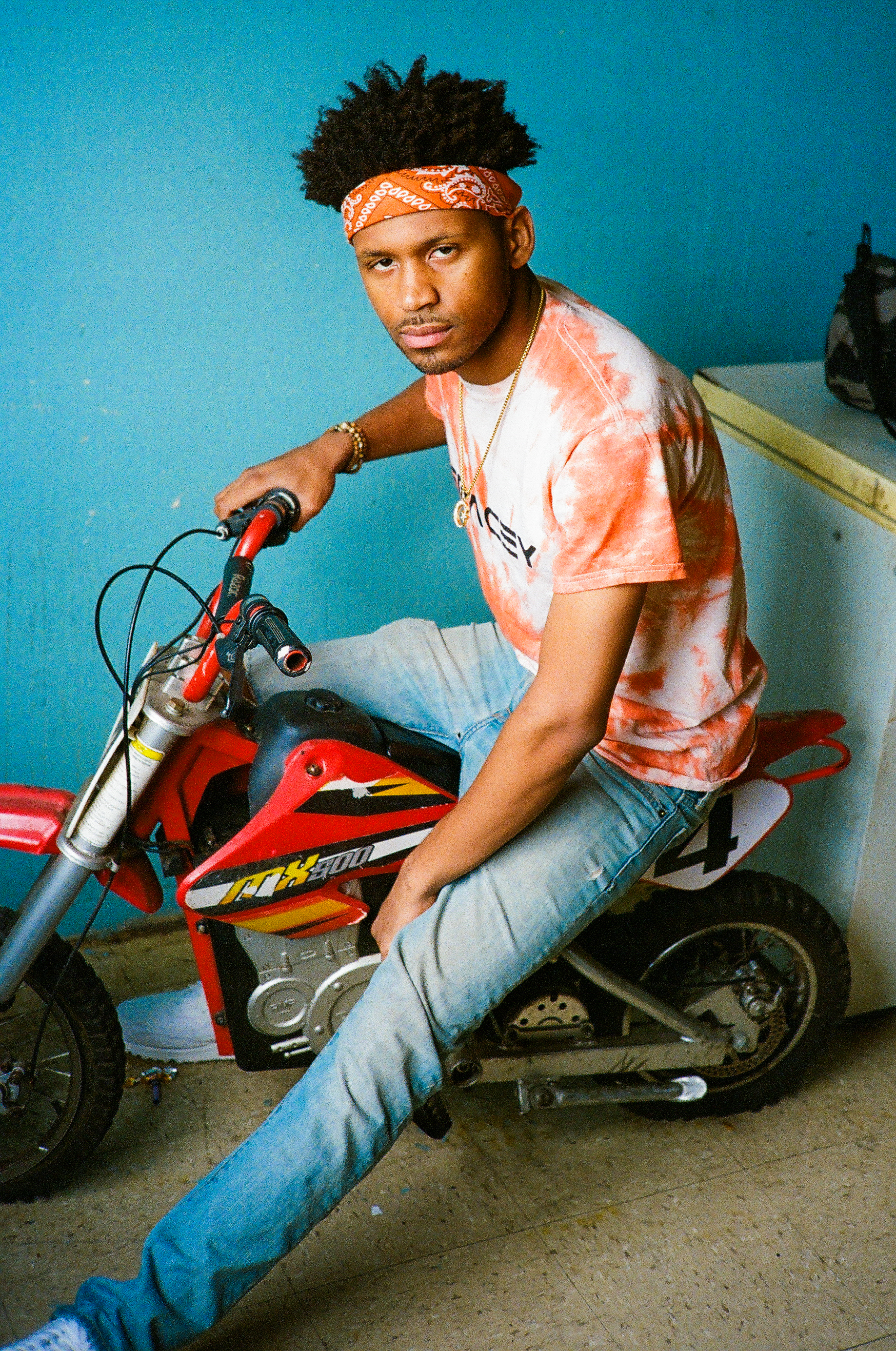 Jaquell at his old apartment in East Harlem
