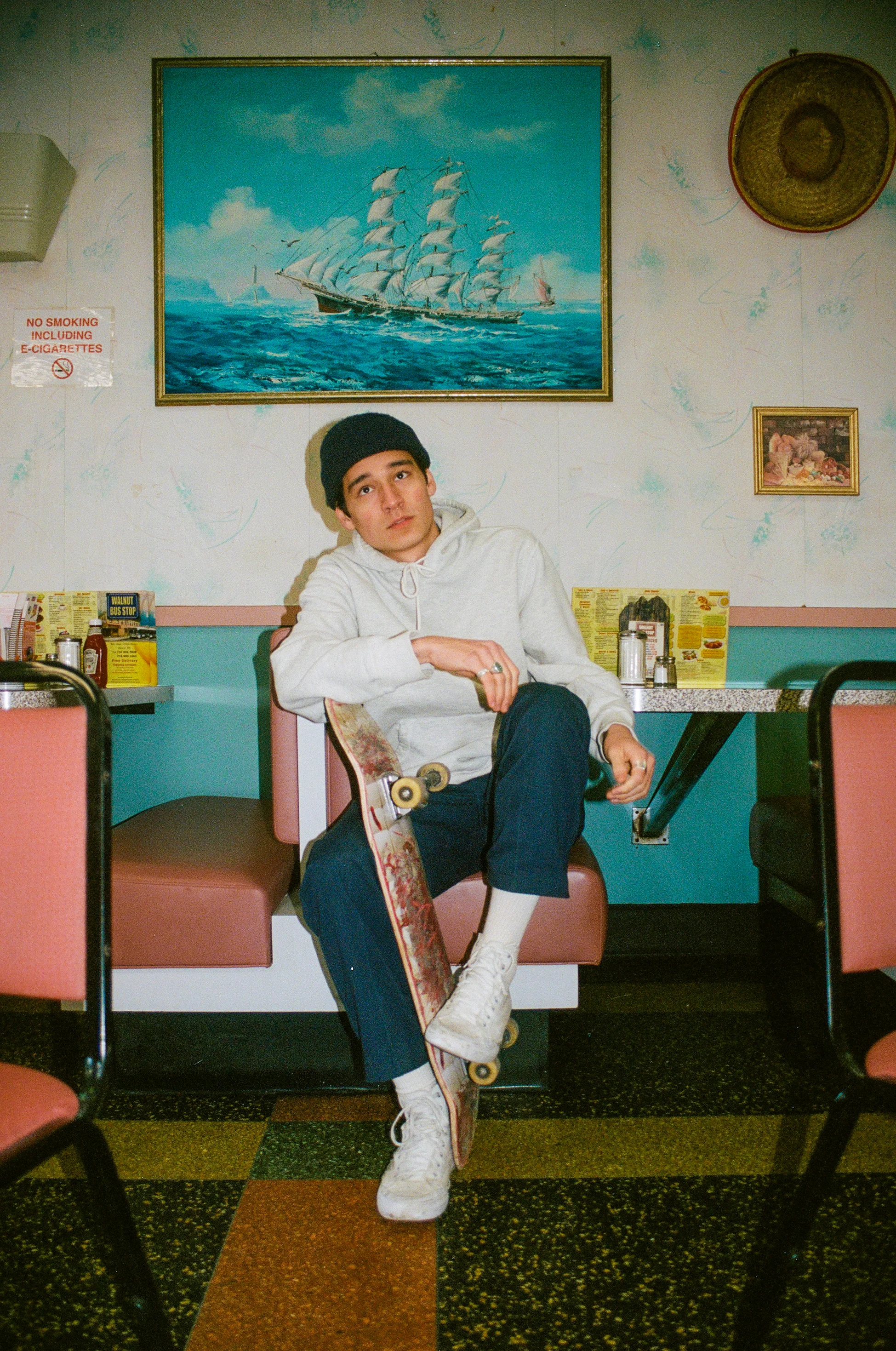 Seb at the Bus Stop Diner