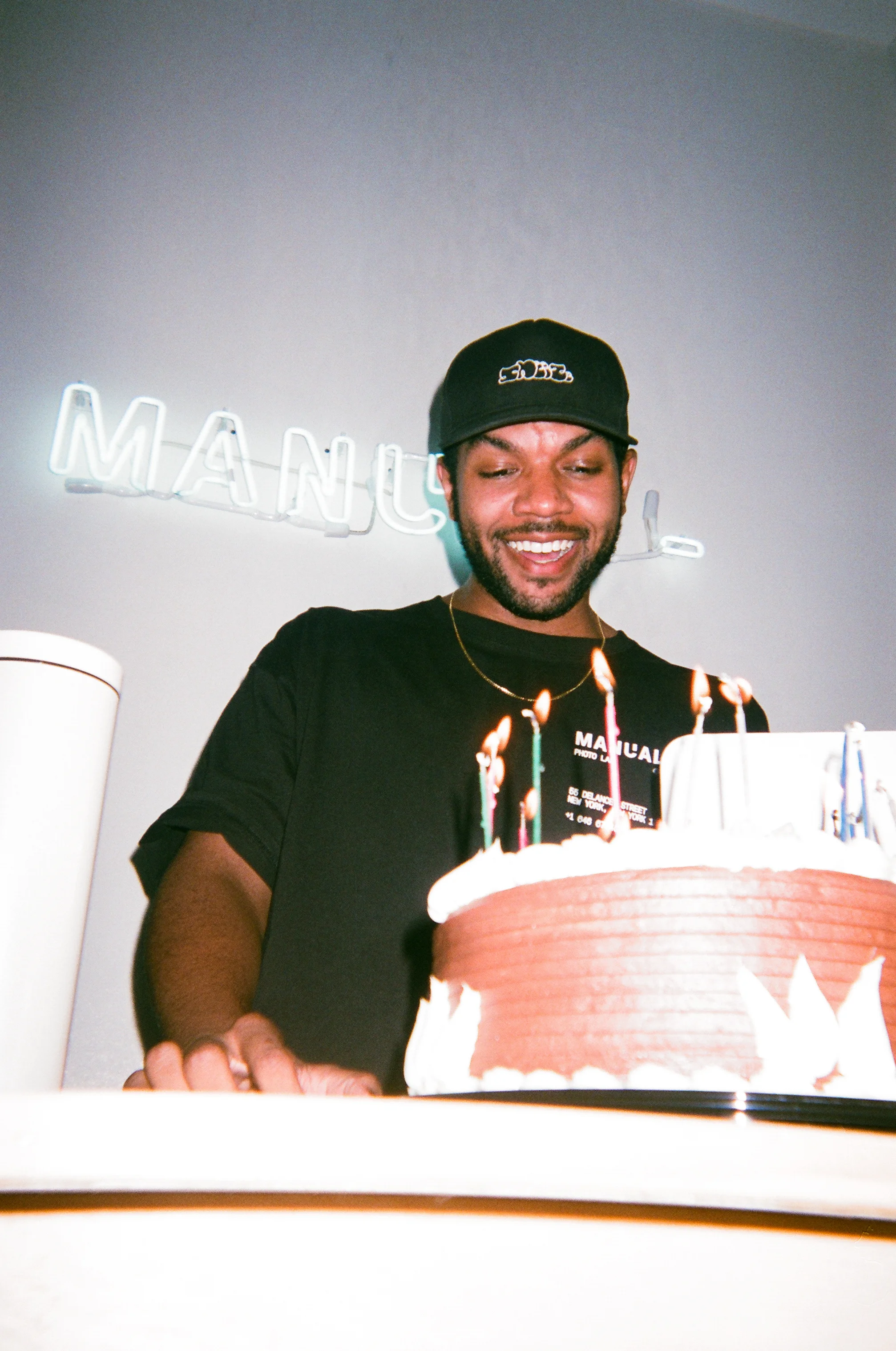 Malcom Dia’s birthday celebration at the Manual shop