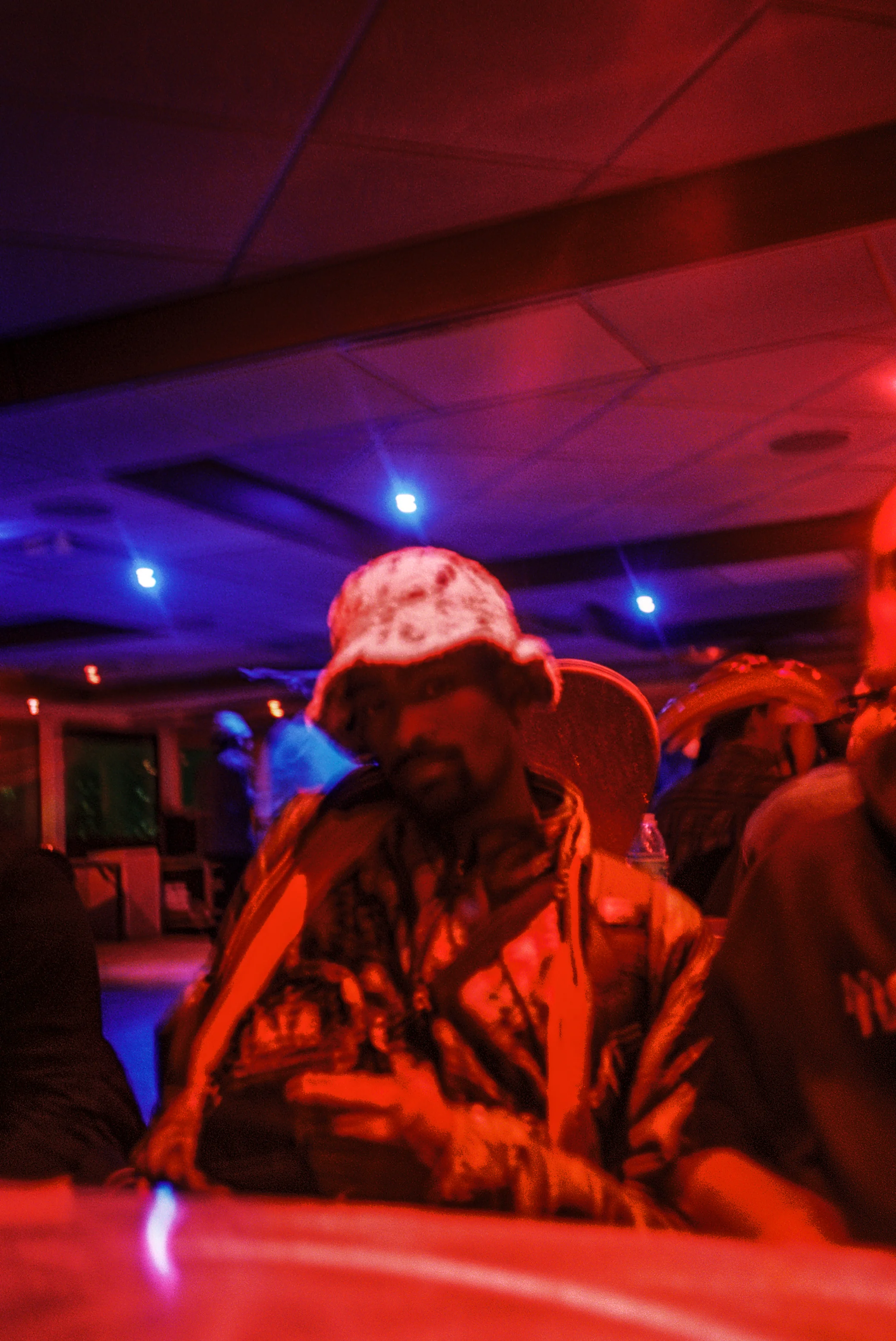 Karim Callender on a party boat