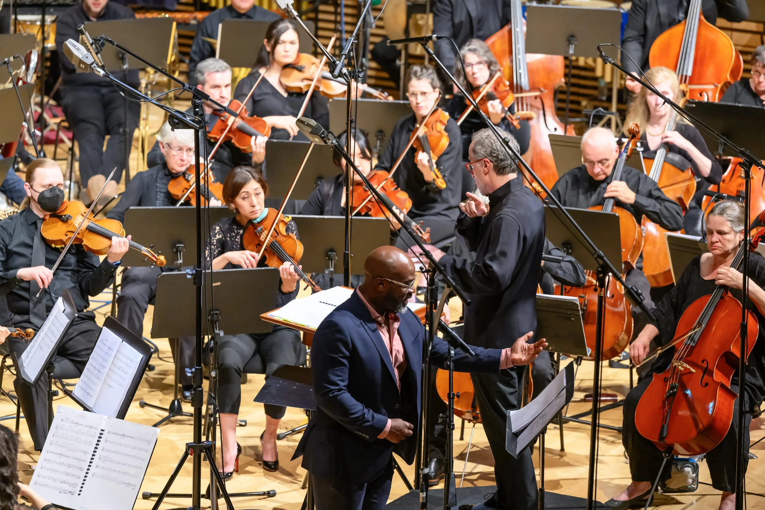 Photos from the world premiere performance of Forgiveness on June 10, 2023 at EMPAC (Troy, NY) Photo credit: Gary Gold Photography