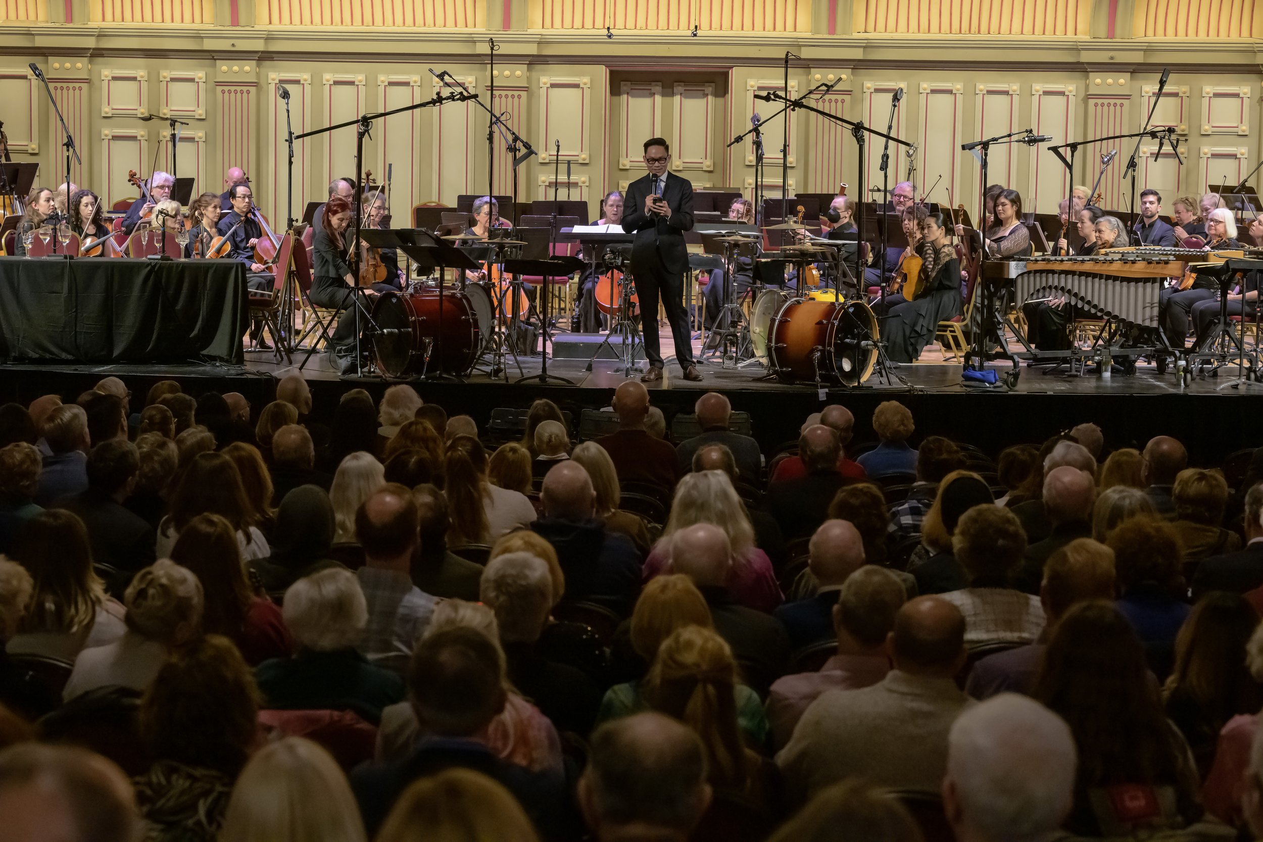  Photos from the recorded performance of  Re(new)al, Next Week’s Trees,  and  Higher Ground,  Concerto for Tuba at the Troy Savings Bank Music Hall on April 13, 2024. Photo Credit: Gary Gold Photography 
