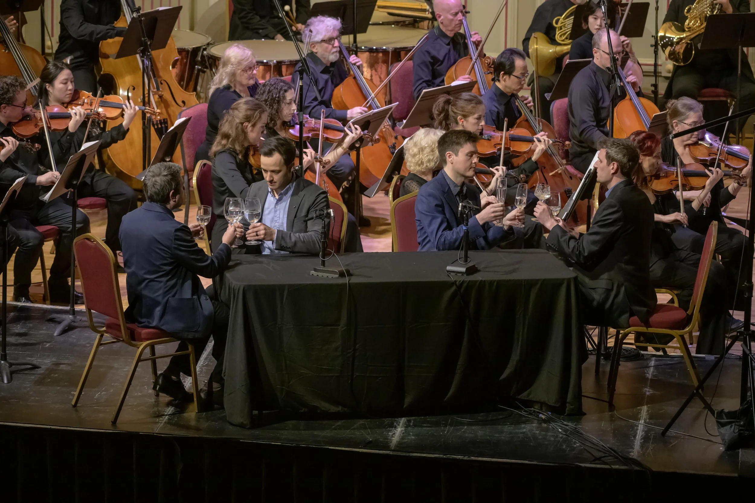  Photos from the recorded performance of  Re(new)al, Next Week’s Trees,  and  Higher Ground,  Concerto for Tuba at the Troy Savings Bank Music Hall on April 13, 2024. Photo Credit: Gary Gold Photography 