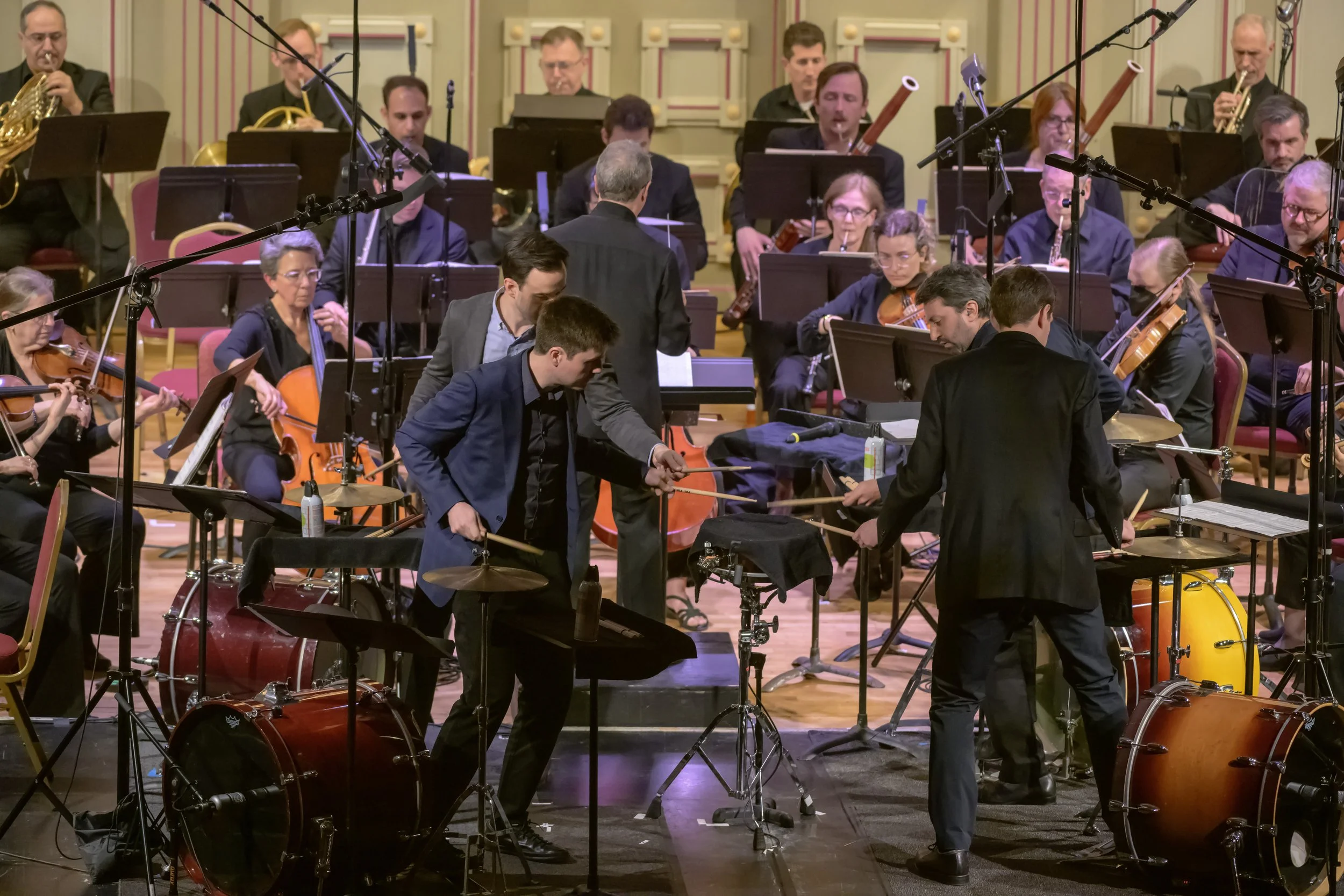  Photos from the recorded performance of  Re(new)al, Next Week’s Trees,  and  Higher Ground,  Concerto for Tuba at the Troy Savings Bank Music Hall on April 13, 2024. Photo Credit: Gary Gold Photography 