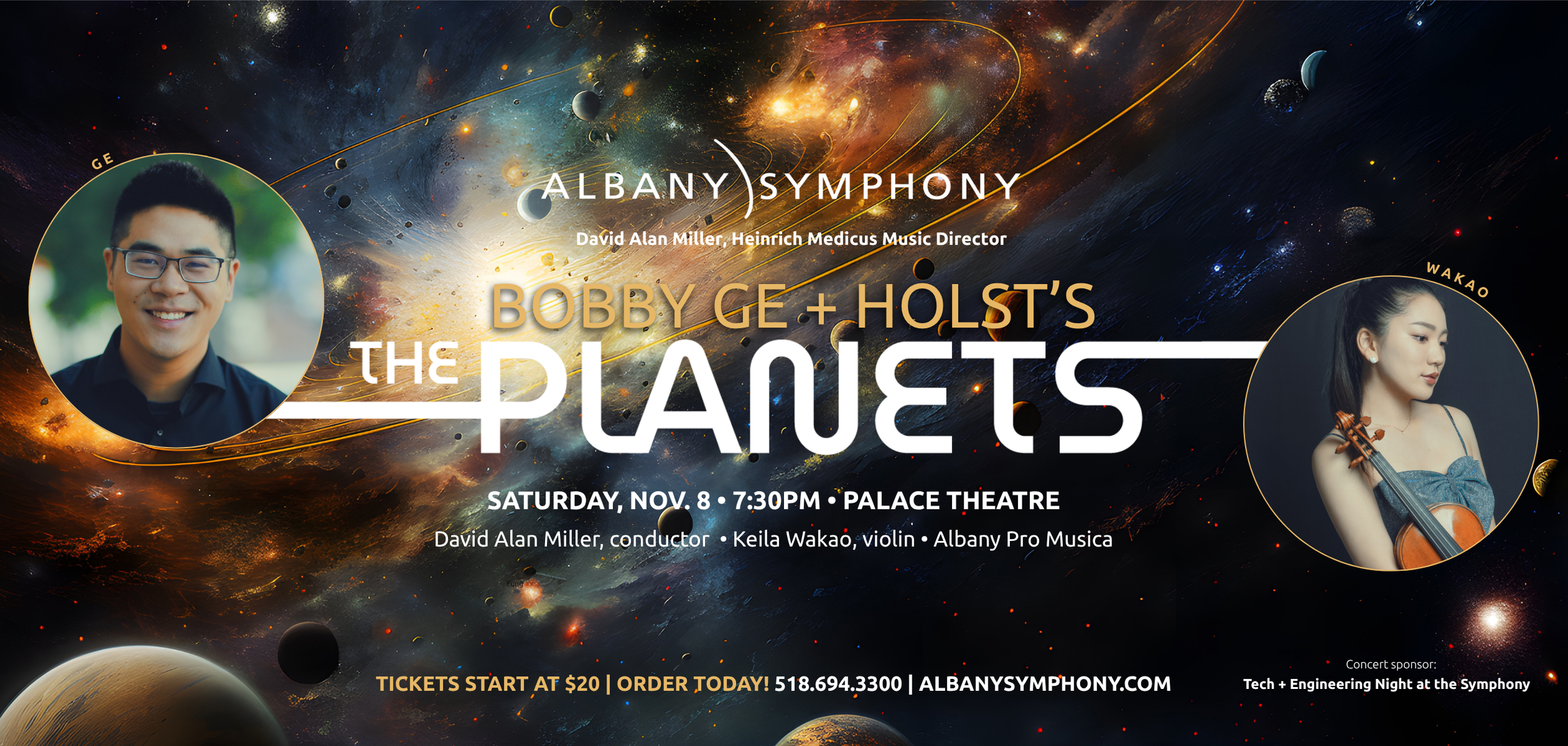 Holst’s The Planets is the centerpiece of the Albany Symphony’s Dazzling November Program