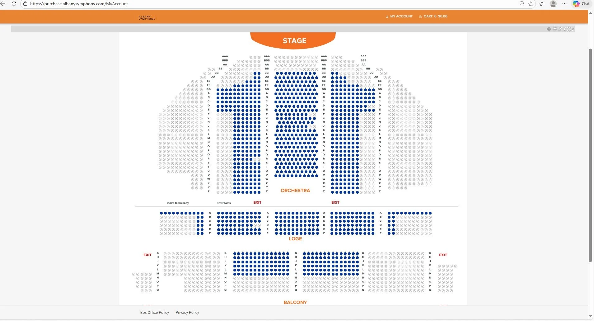 5b) Select tickets for venues you have not attended in a subcription
