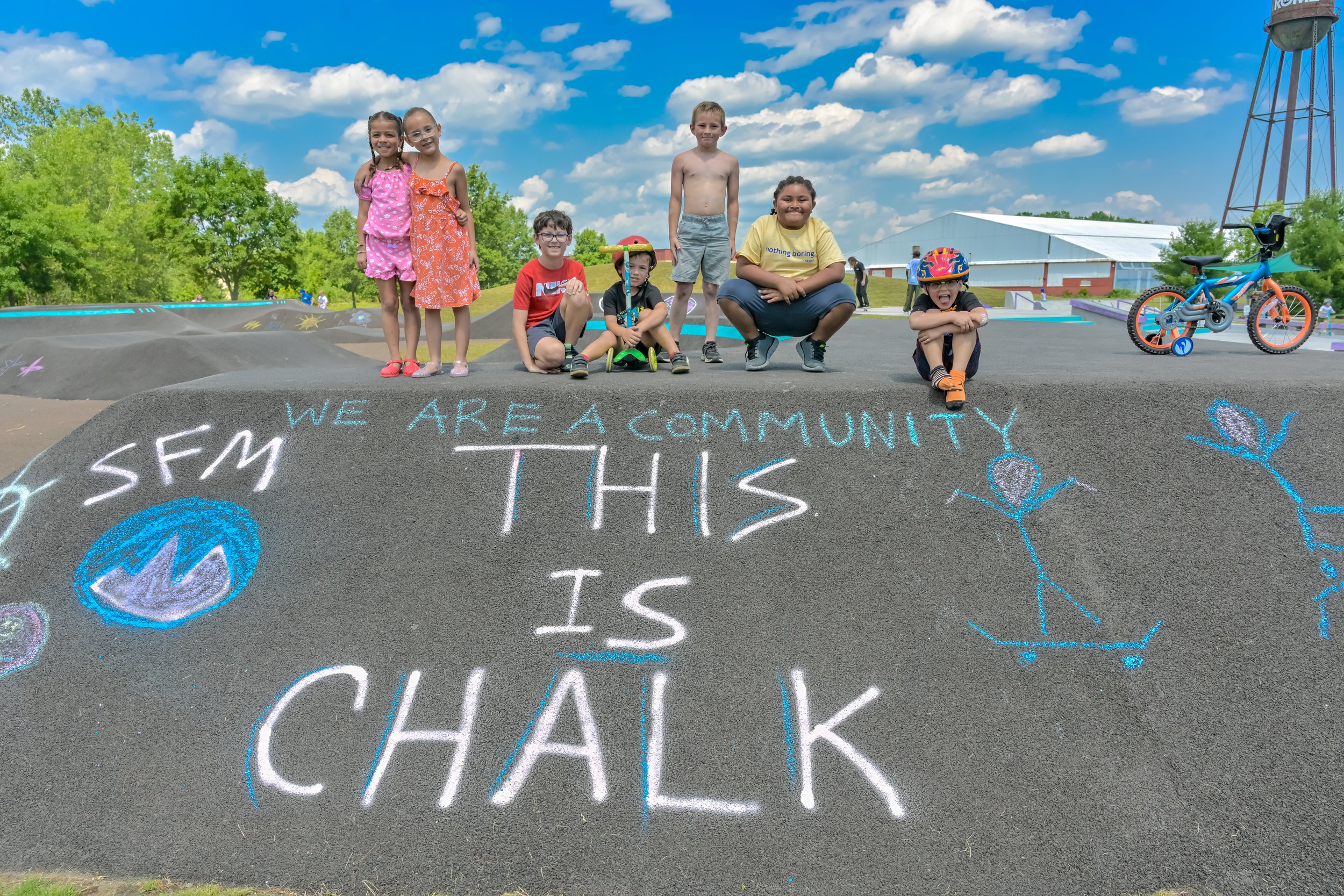 SFM Skatepark Project Chalk Mural