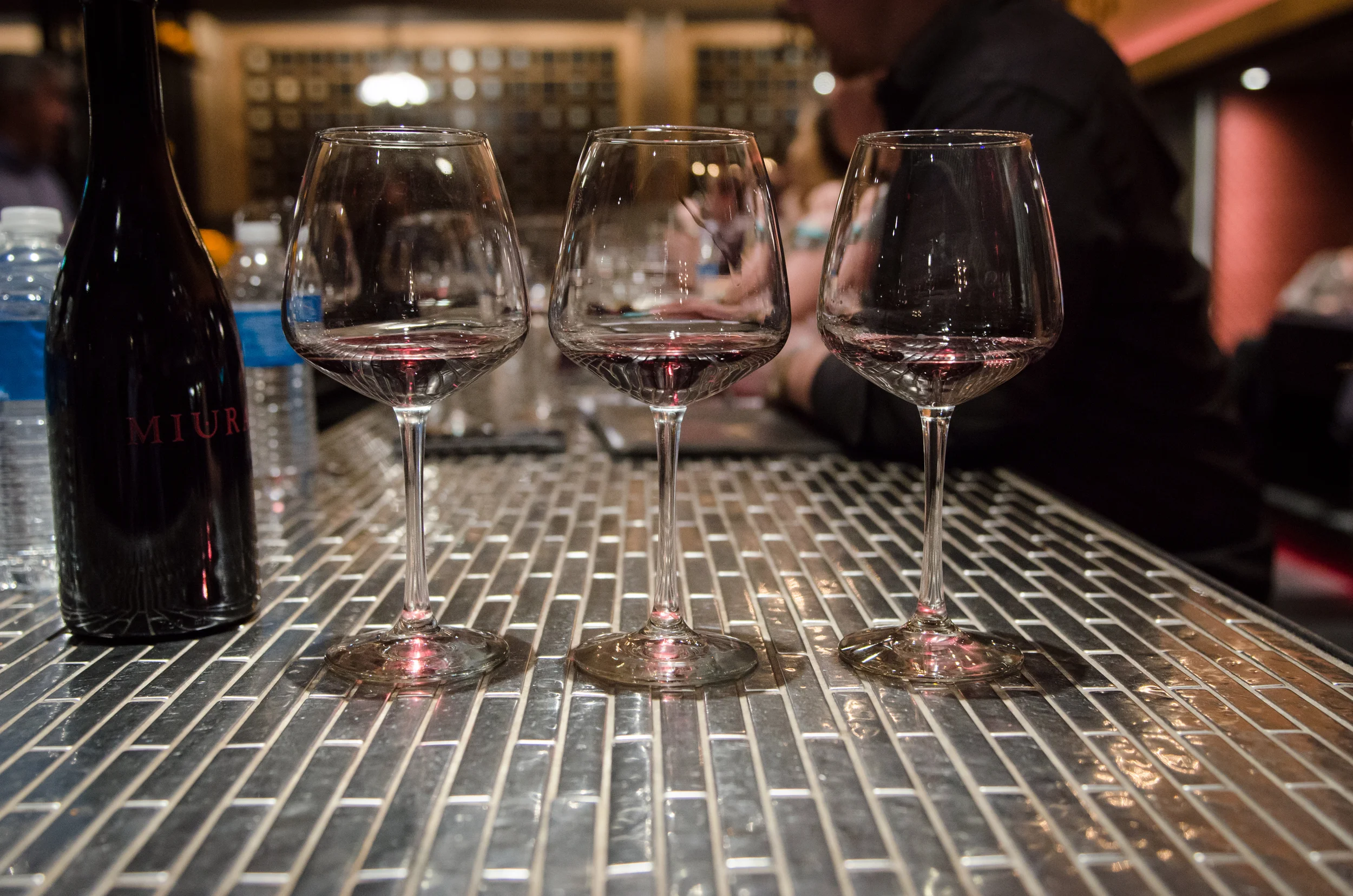 The tasting begins!