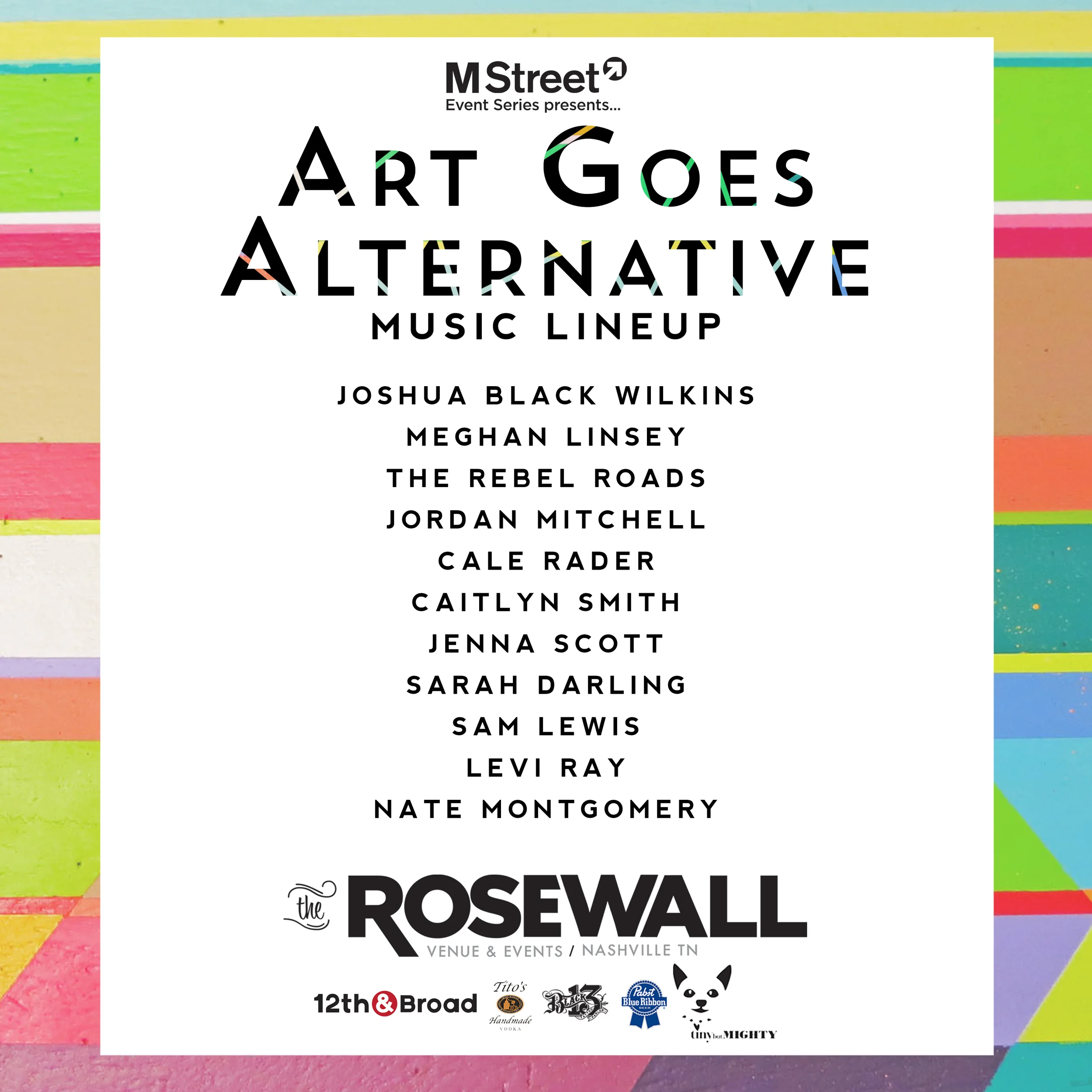 Here's the lineup from the event!