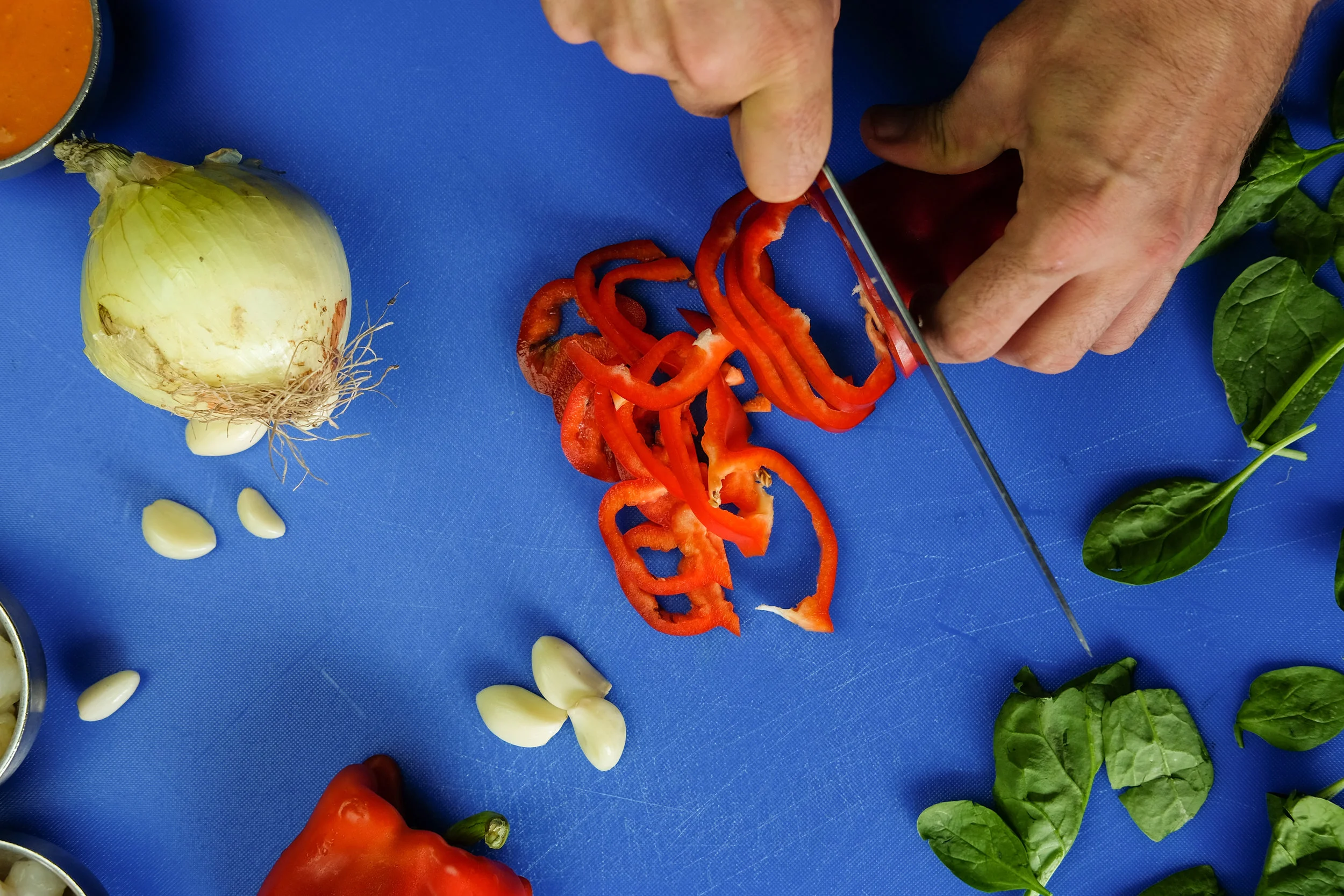 Saint Anejo fresh food