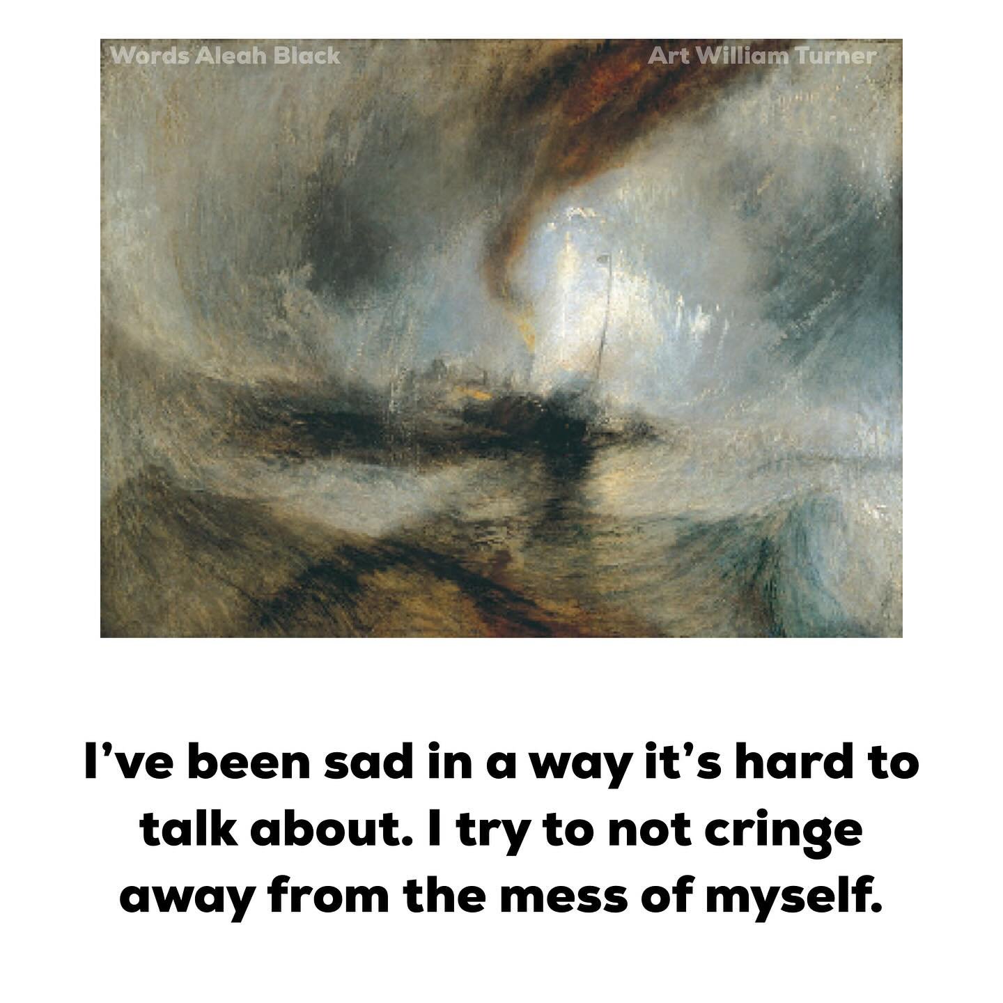 It&rsquo;s ok to be sad and weary and strange and quiet and tired and drained and slow. 🌊