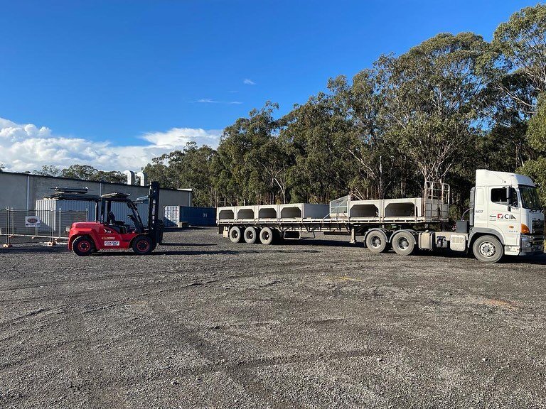 Culverts have been delivered to our Eastern Creek civil project this morning. Keen to get these 4t beasts installed!