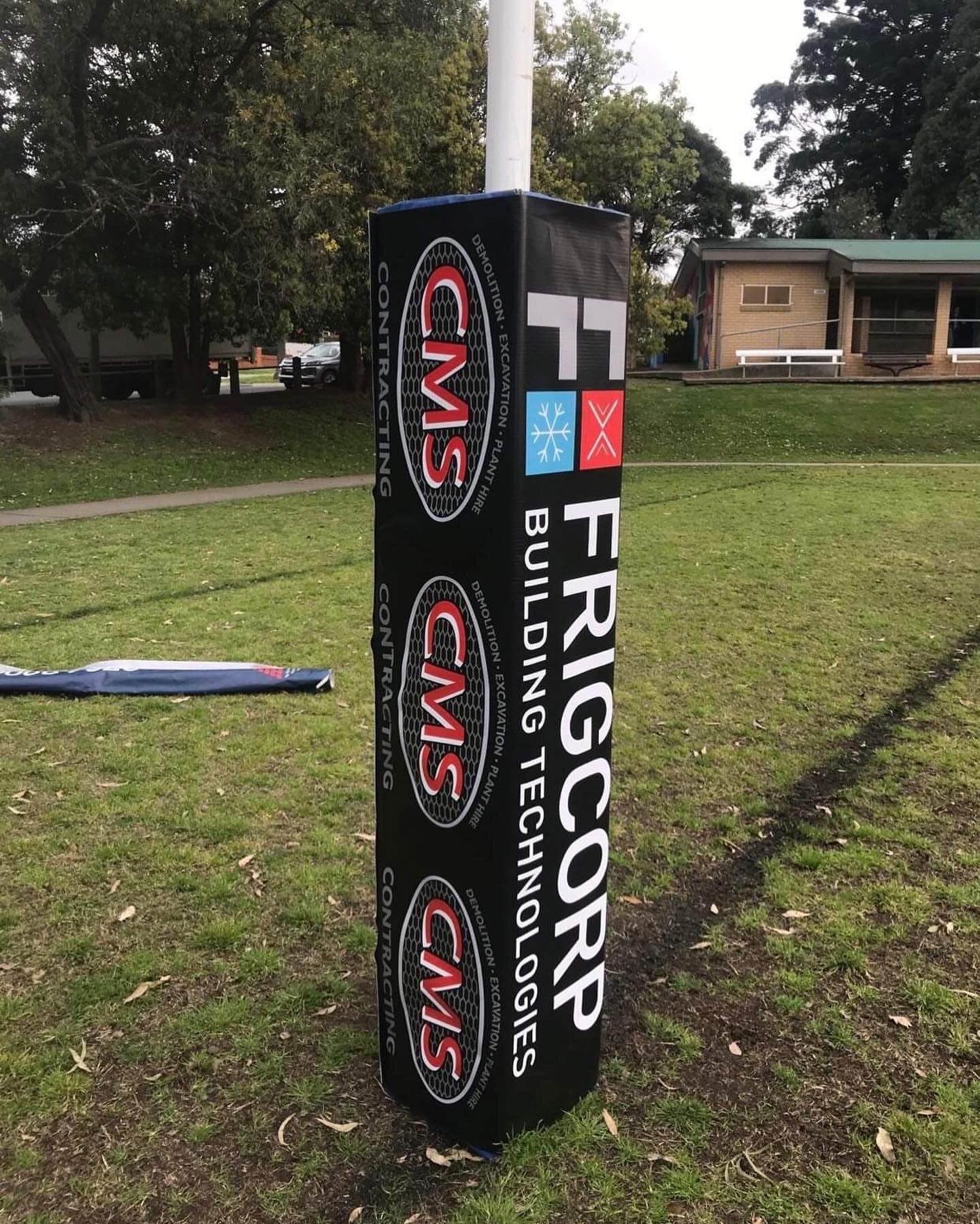 Post protectors looking shmick, just in time for Ryde Rugby&rsquo;s Grand Final Weekend! 

All the best to all teams playing this weekend, it&rsquo;s been a pleasure supporting the club for another season! 

@rydejuniorrugby 
@frigcorp_official