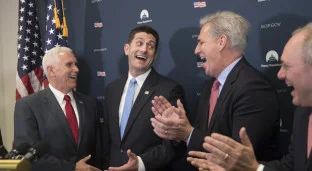 Here are some old, rich, white men who don't give a fuck about you or the cancer your Memaw is fixin' to die of. 