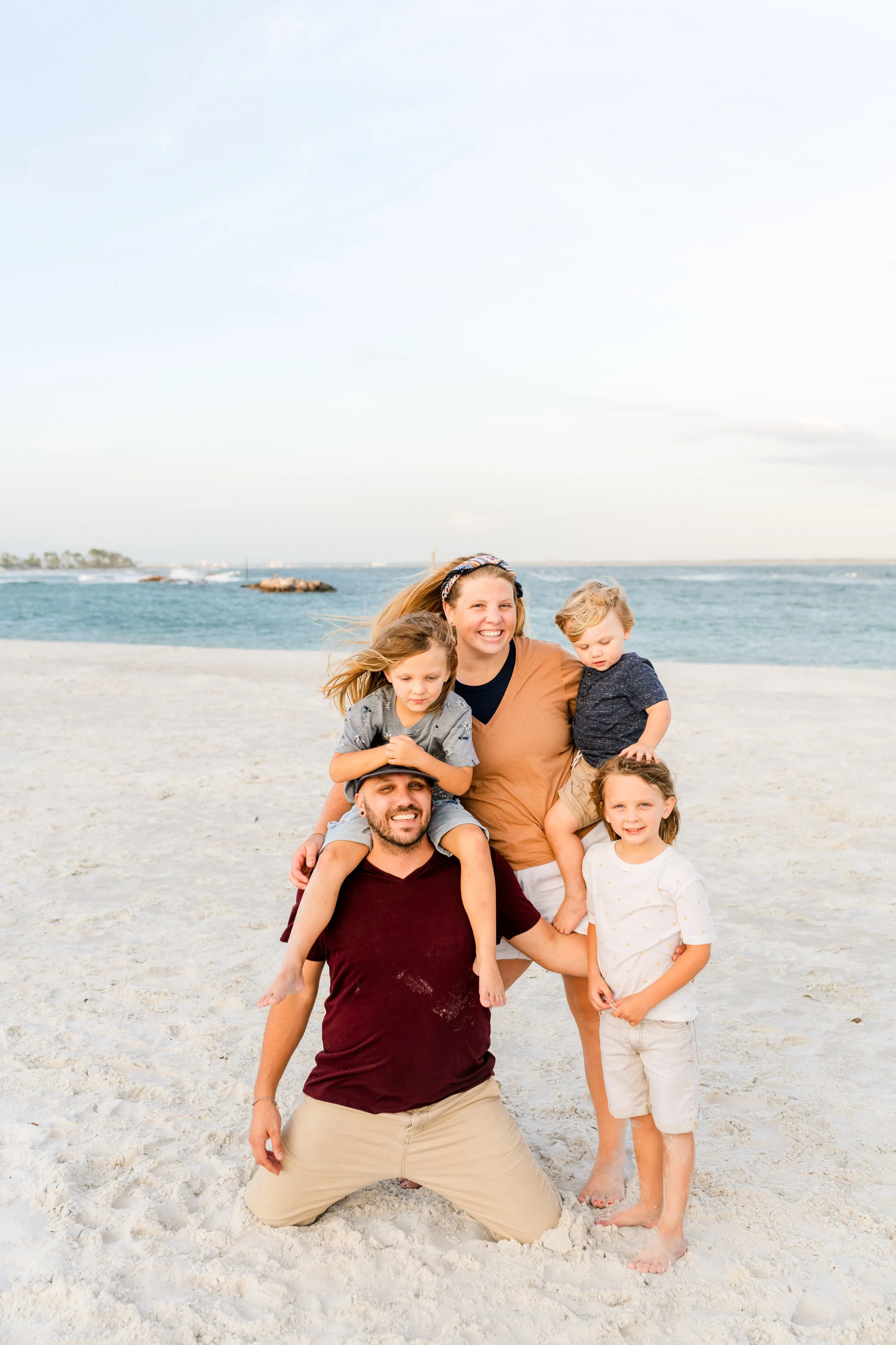 Cross Family Session, St Andrews State Park, Panama City Beach