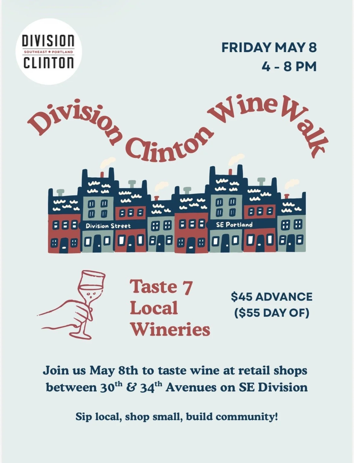 Division Street Spring Wine Walk