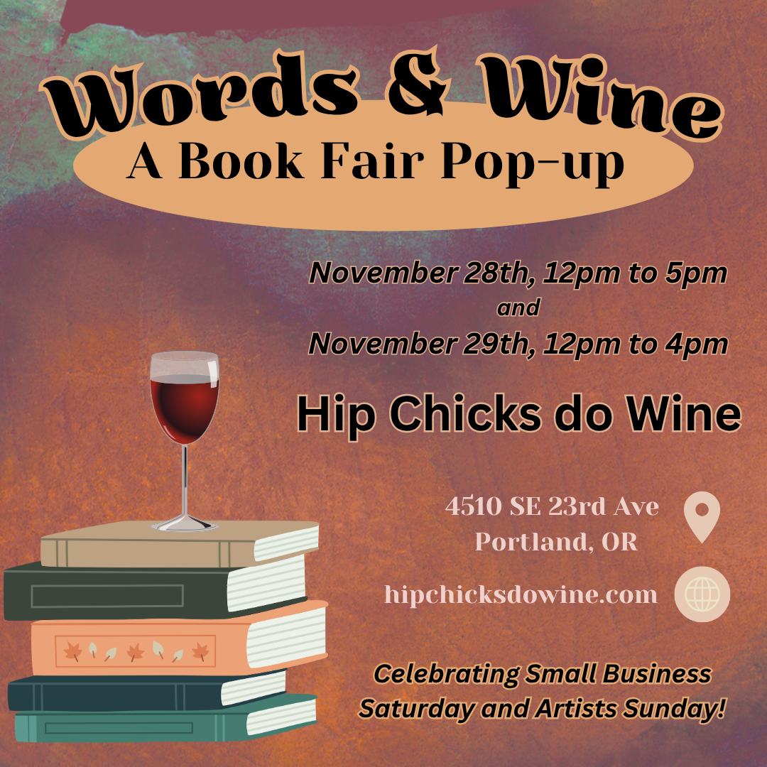 Words &amp; Wine Holiday Book Pop-Up at Hip Chicks do Wine