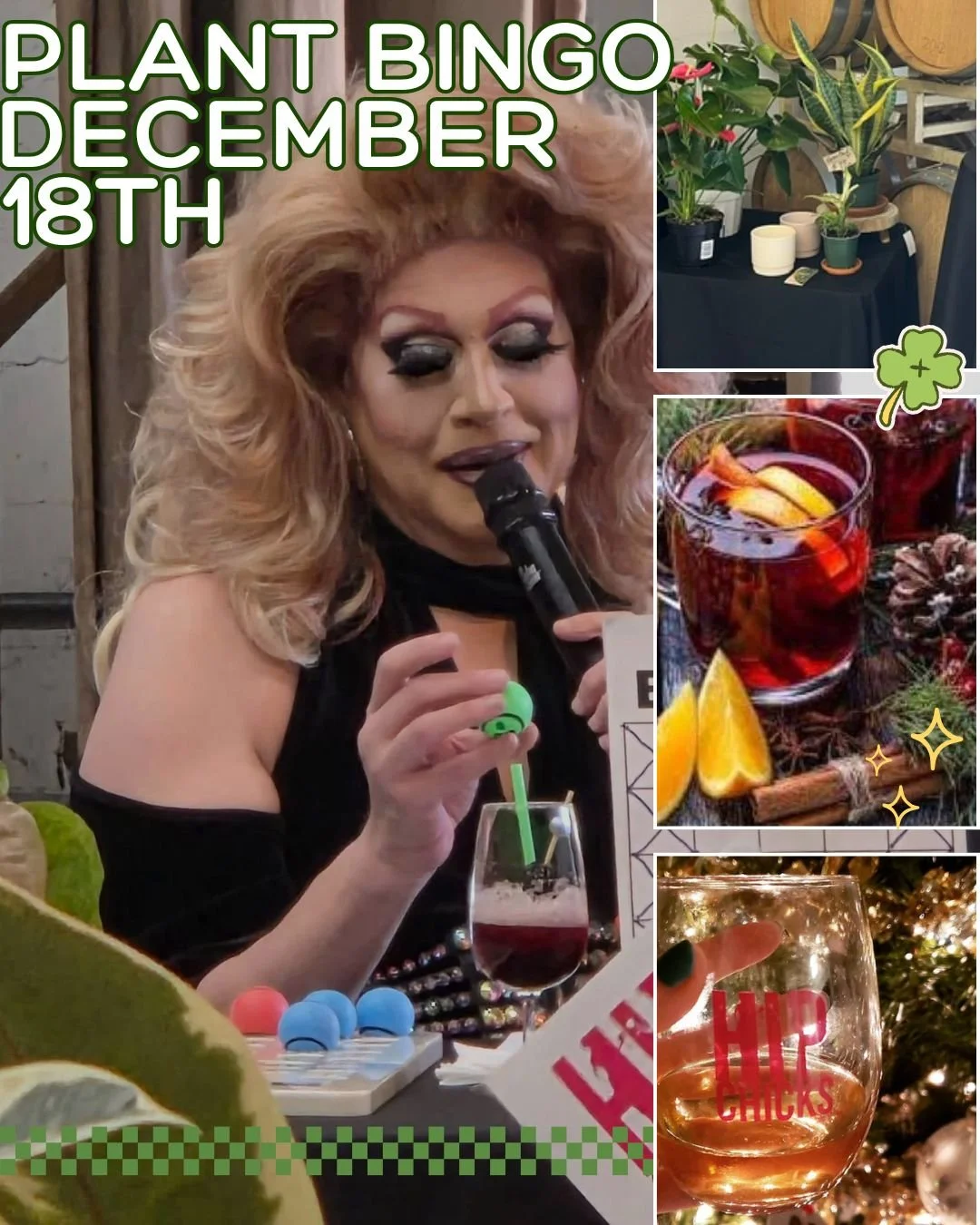Ugly Christmas Sweater Plant Bingo