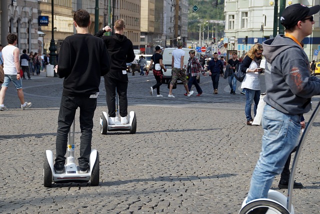 No guys, it's called a "segue," not a "Segway." You took the wrong kind of class didn't you?