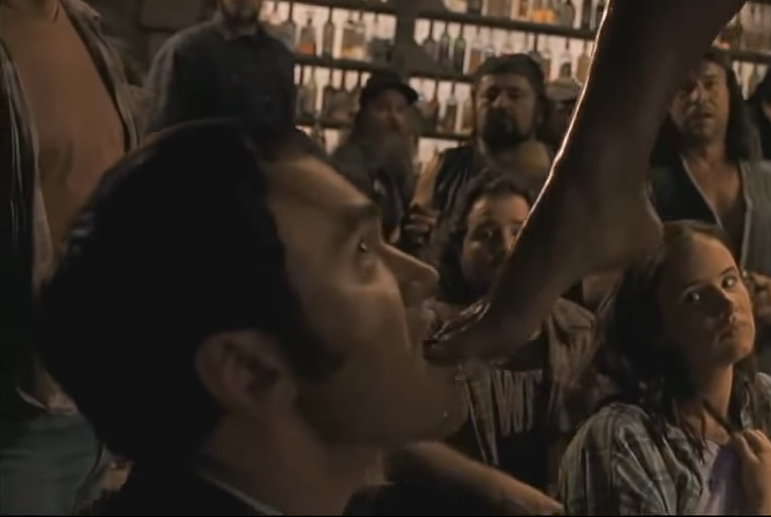 Who, this guy? Foot fetish? Nah, I don't see it.