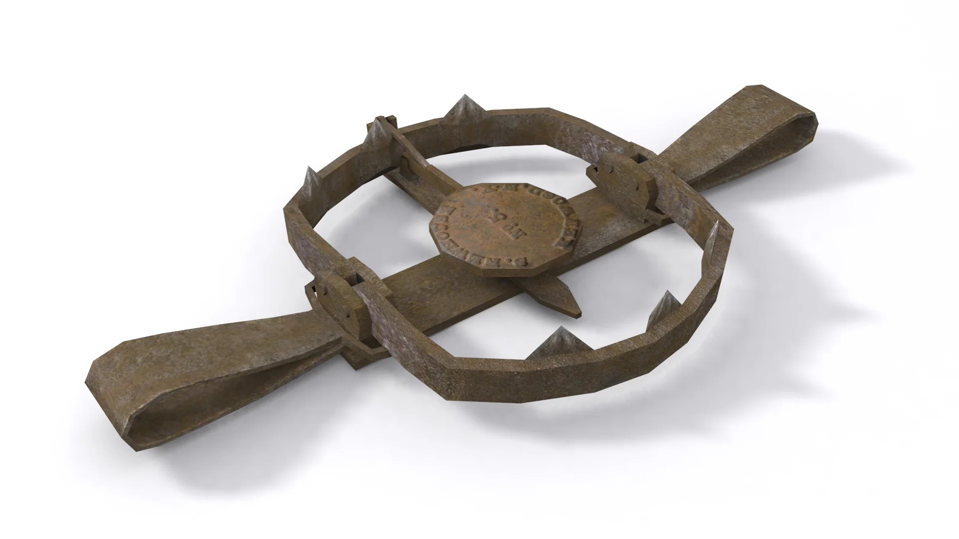 Your classic reverse-reverse bear trap. Someone should really make something like this. I bet it could be used to trap things.