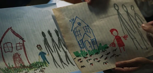 Probably should have paid a bit more attention to your kid’s creepy drawings…