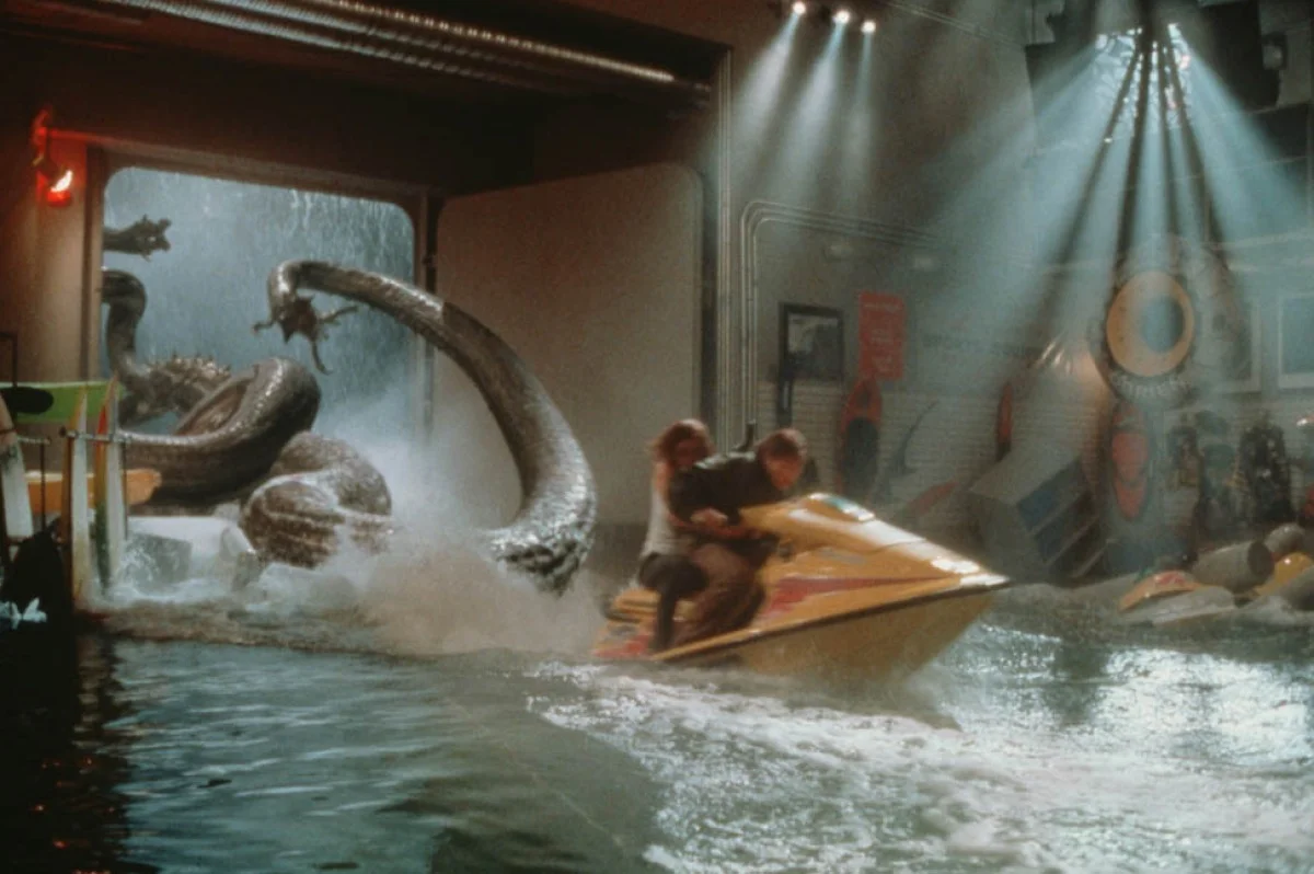 Pictured - the most badass jet ski escape in film history.