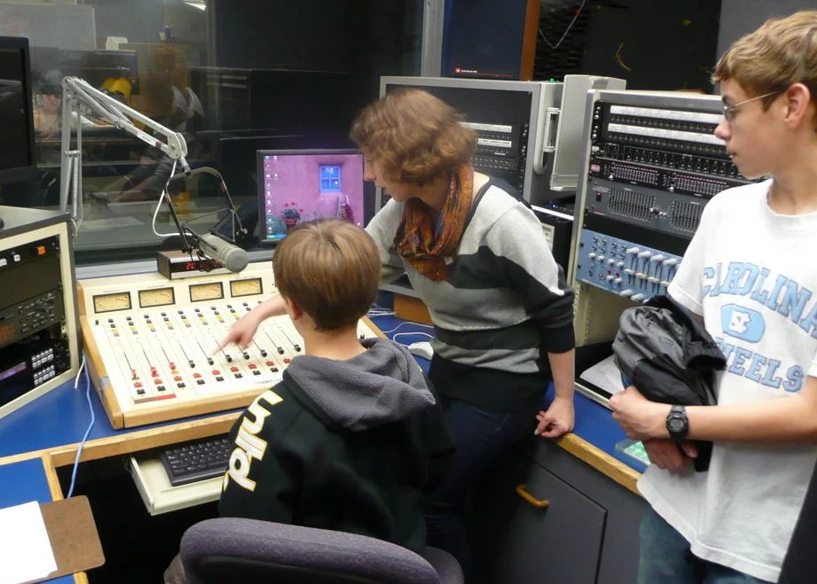 Visit to the College of New Jersey Radio Station