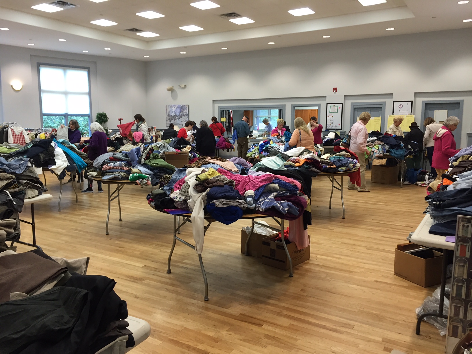 Spring And Fall Rummage Sales Clothing Housewares Electronics