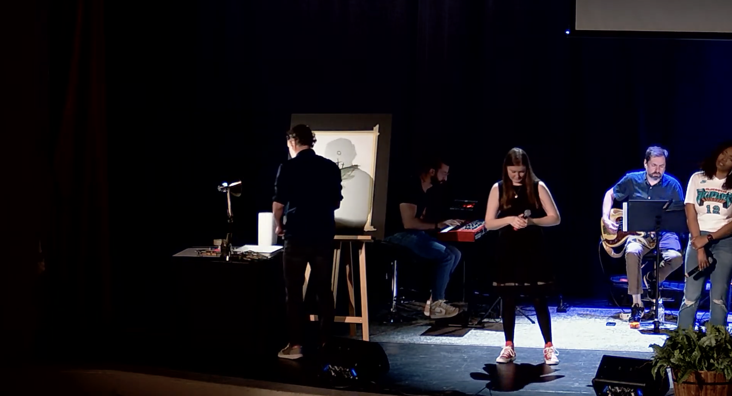 Live art at Fellowship Memphis Good Friday service