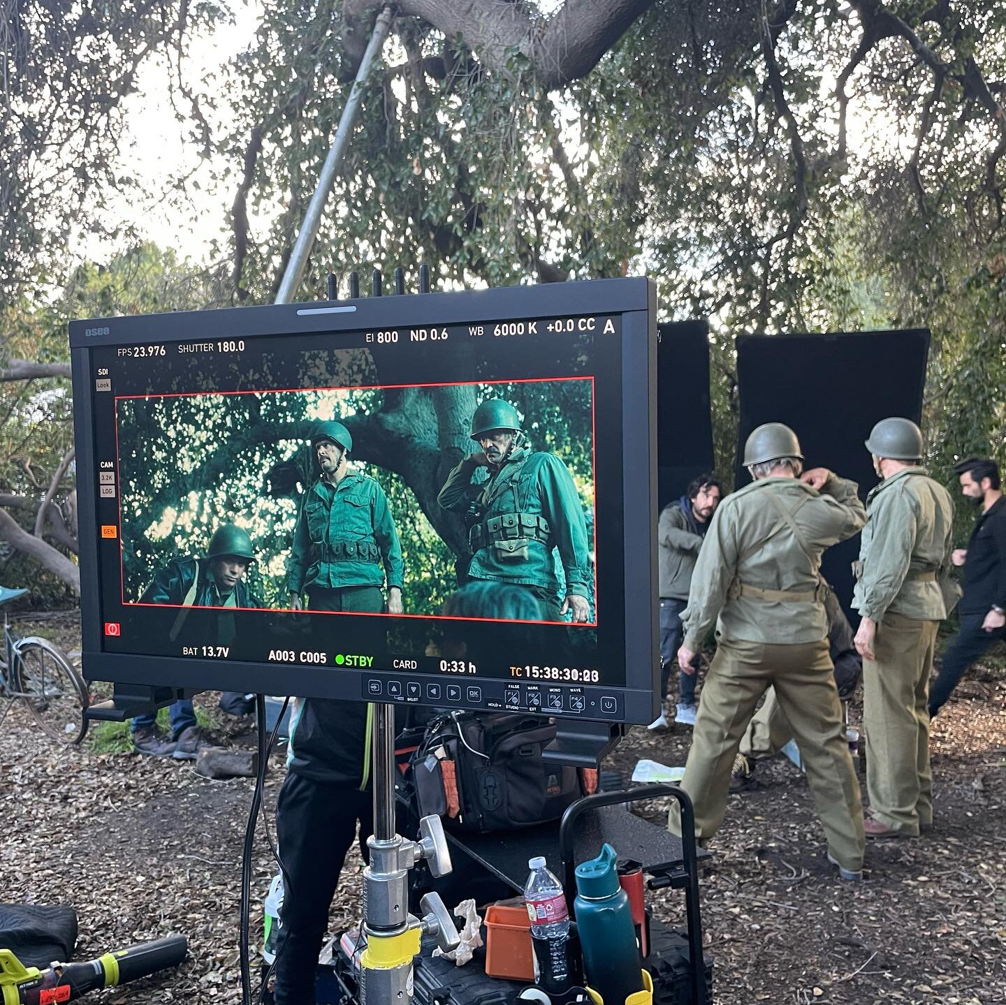 Some fun behind the scenes action from a short film I helped my bud with (production assistant, nothing too fancy). Cool to hang and learn from some talented folks and director @justinhcrowell !