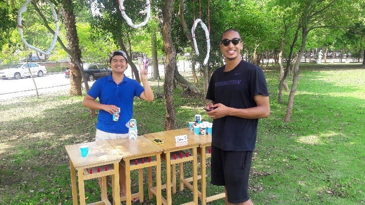 Before the college students come, ETAs were setting the stations for them. 