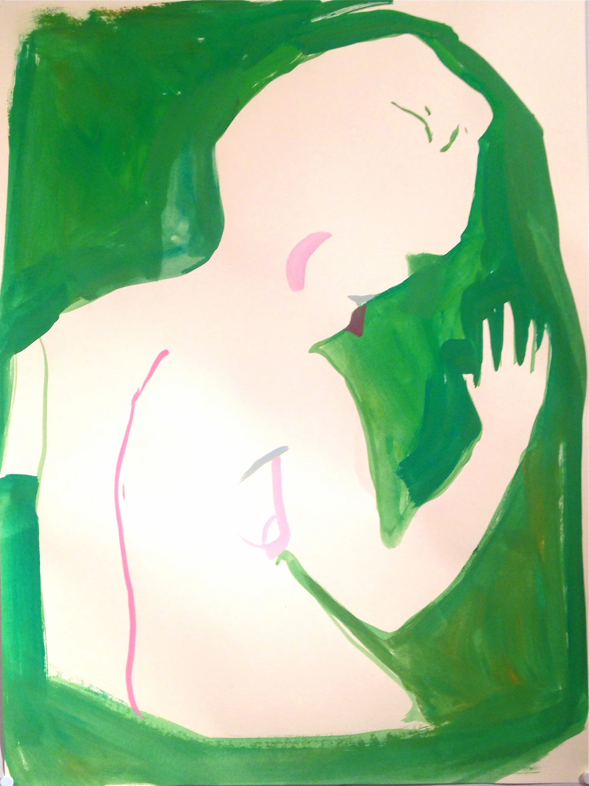 Untitled 2015 Gouache, Flashe