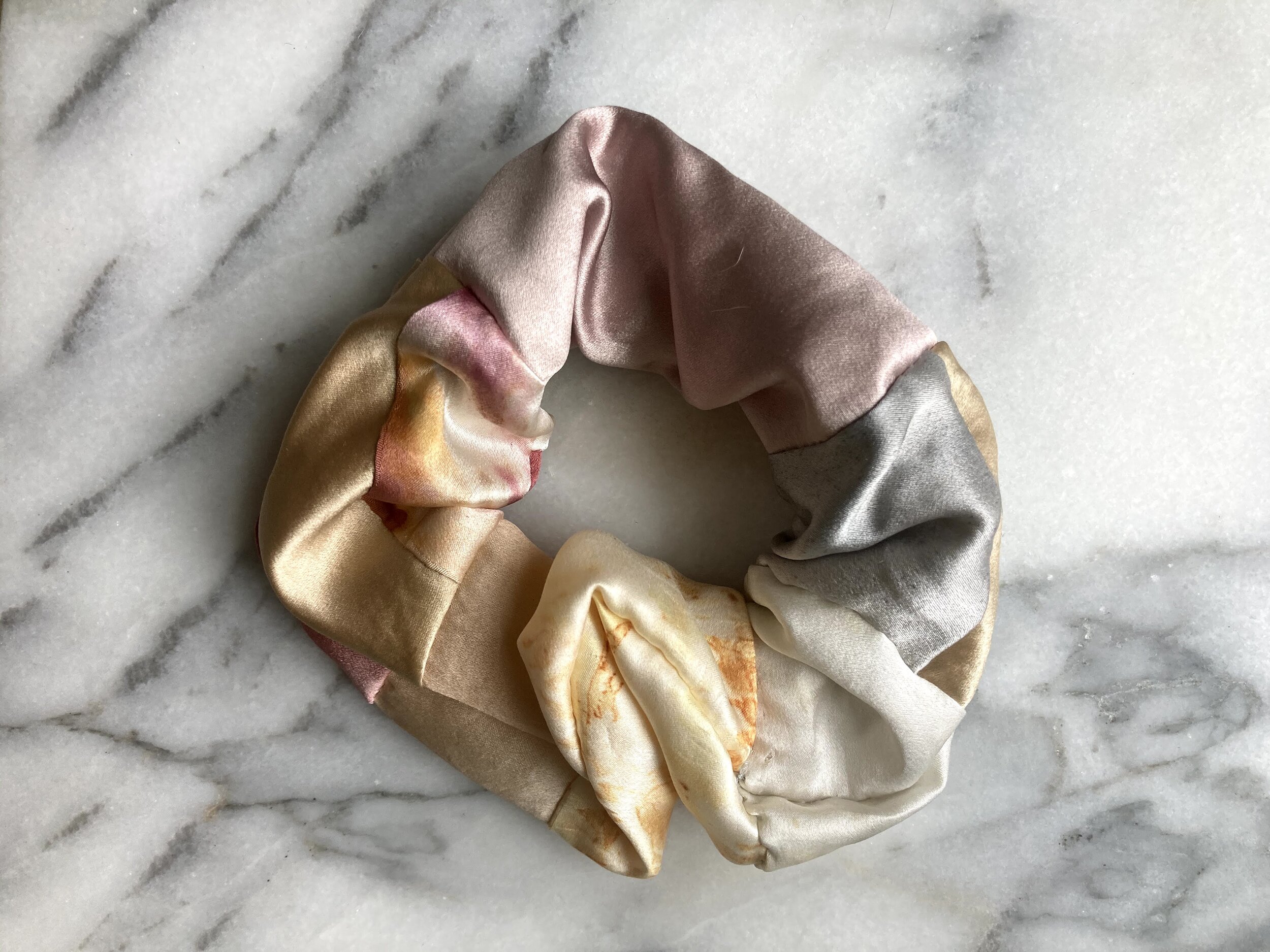 silk scrap scrunchie #16