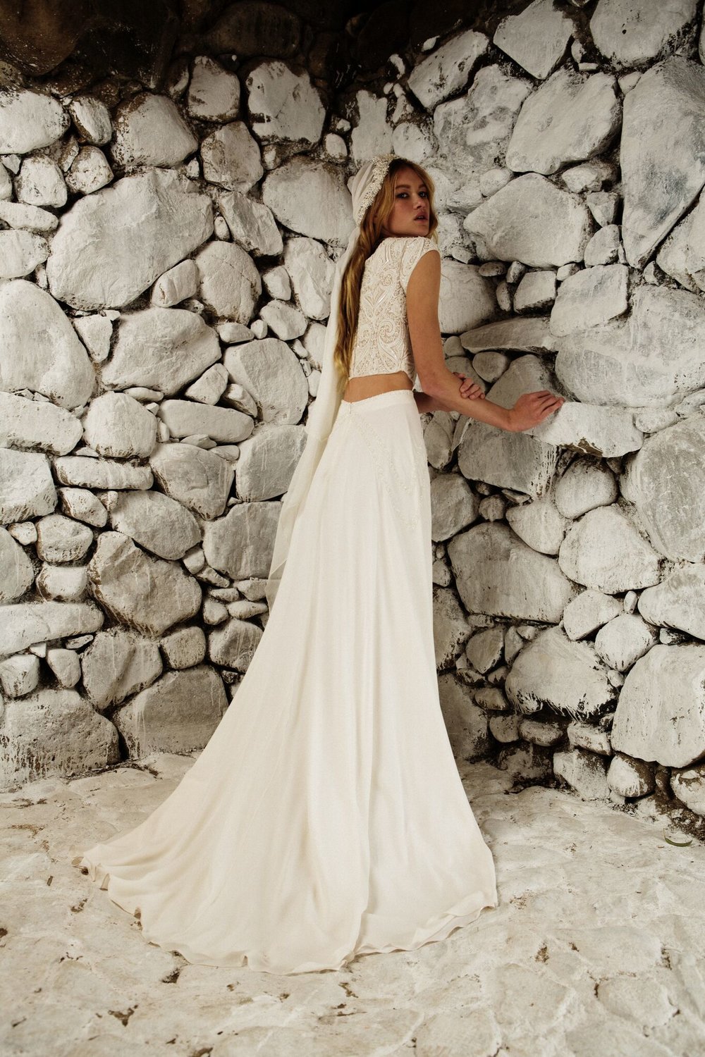 The Bo &amp; Luca Isra gown is available at Rituals of Love Bridal in Gastown.