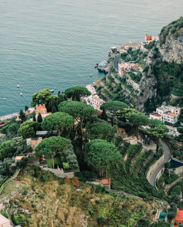 Views over Ravello and the Amalfi Coast