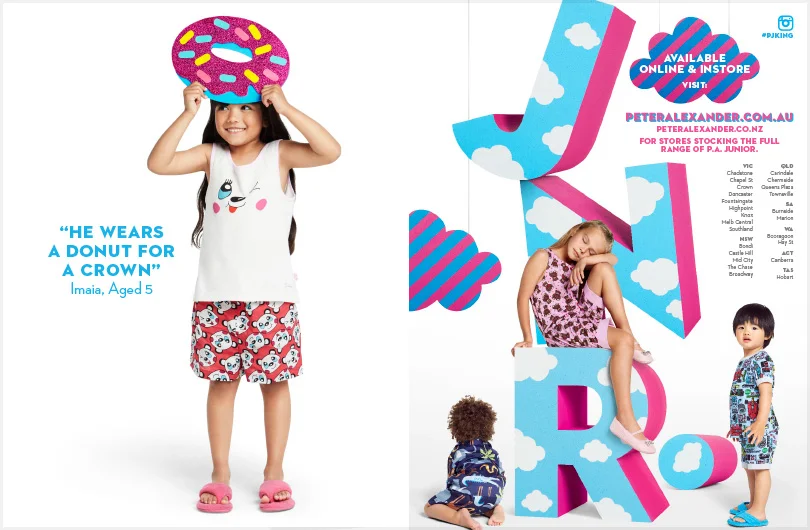 PETER ALEXANDER KIDS CAMPAIGN